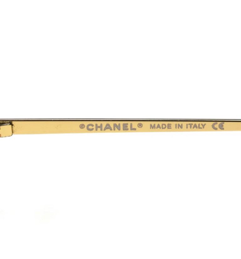 Chanel Chanel Sunglasses 4017-D Rhinestone Logo Rimless Vintage Size ONE SIZE - 9 Thumbnail