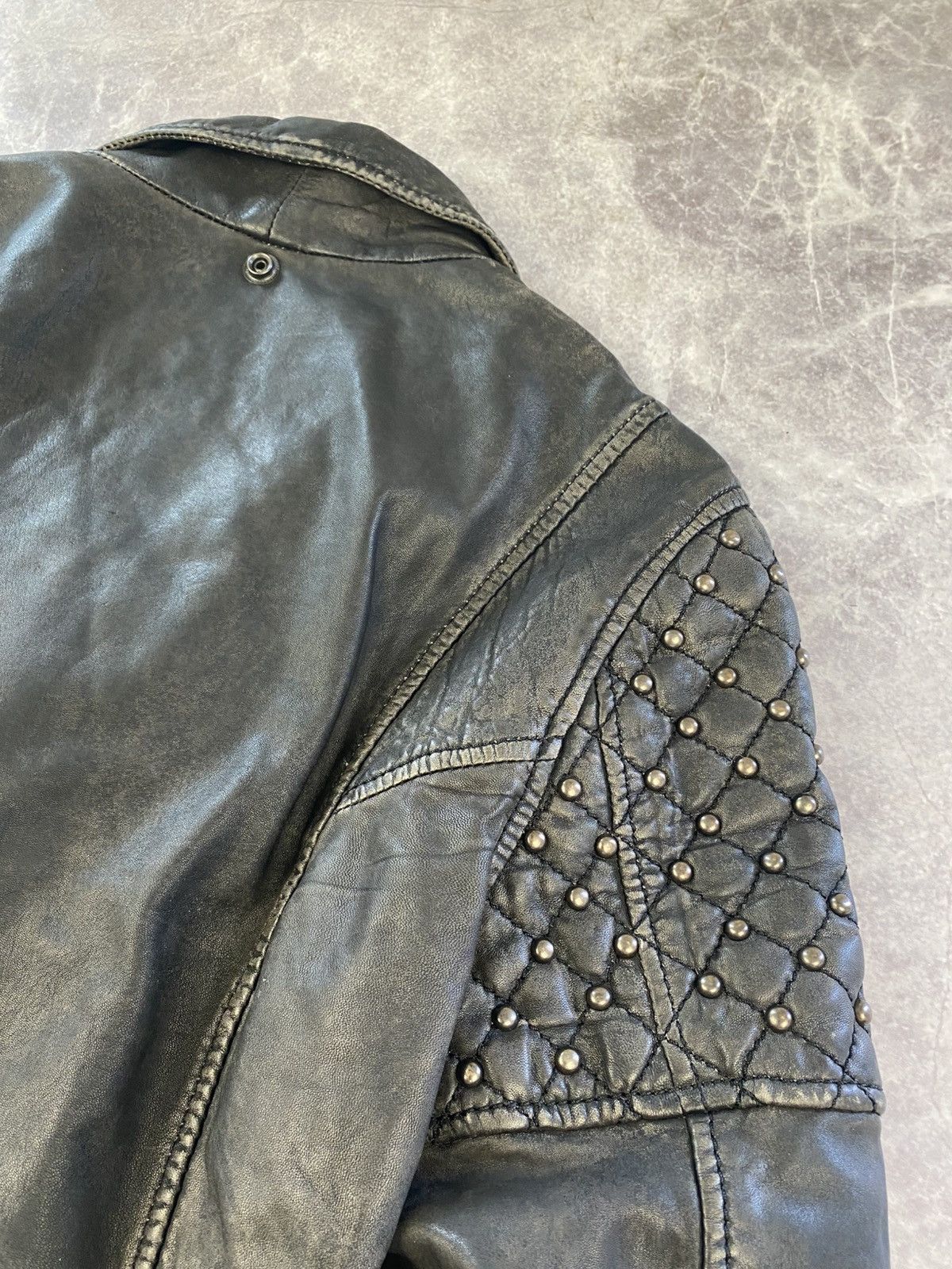 Schott Schott Perfecto Leather Jacket with Metal Studded Size: L Size L / US 10 / IT 46 - 19 Thumbnail