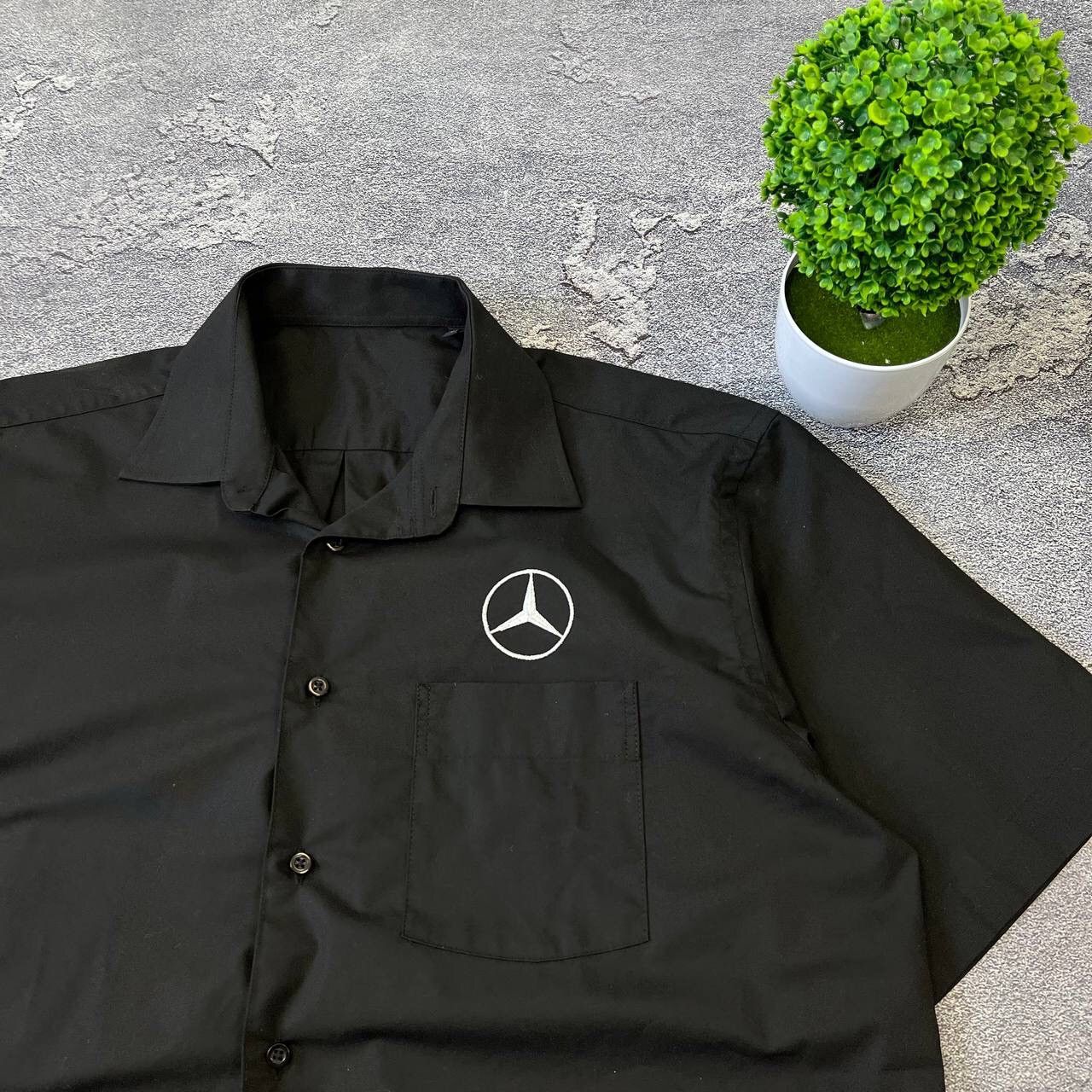Vintage Vintage Black 90s Mercedes Benz shirt racing y2k Size US XL / EU 56 / 4 - 8 Thumbnail