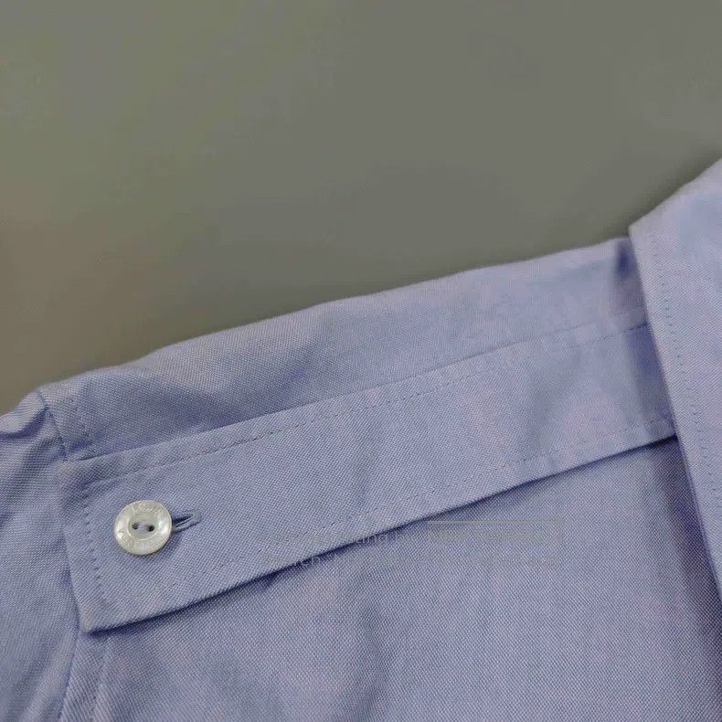 Louis Vuitton Louis Vuitton Blue Embroidered Logo Leather Badge Shirt Size XS / US 0-2 / IT 36-38 - 8 Thumbnail