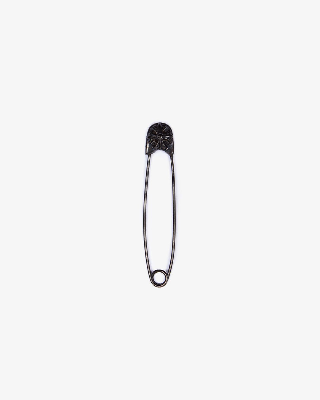 Chrome Hearts CHROME HEARTS BLACK RHODIUM XL SAFTEY PIN Size ONE SIZE - 1 Thumbnail