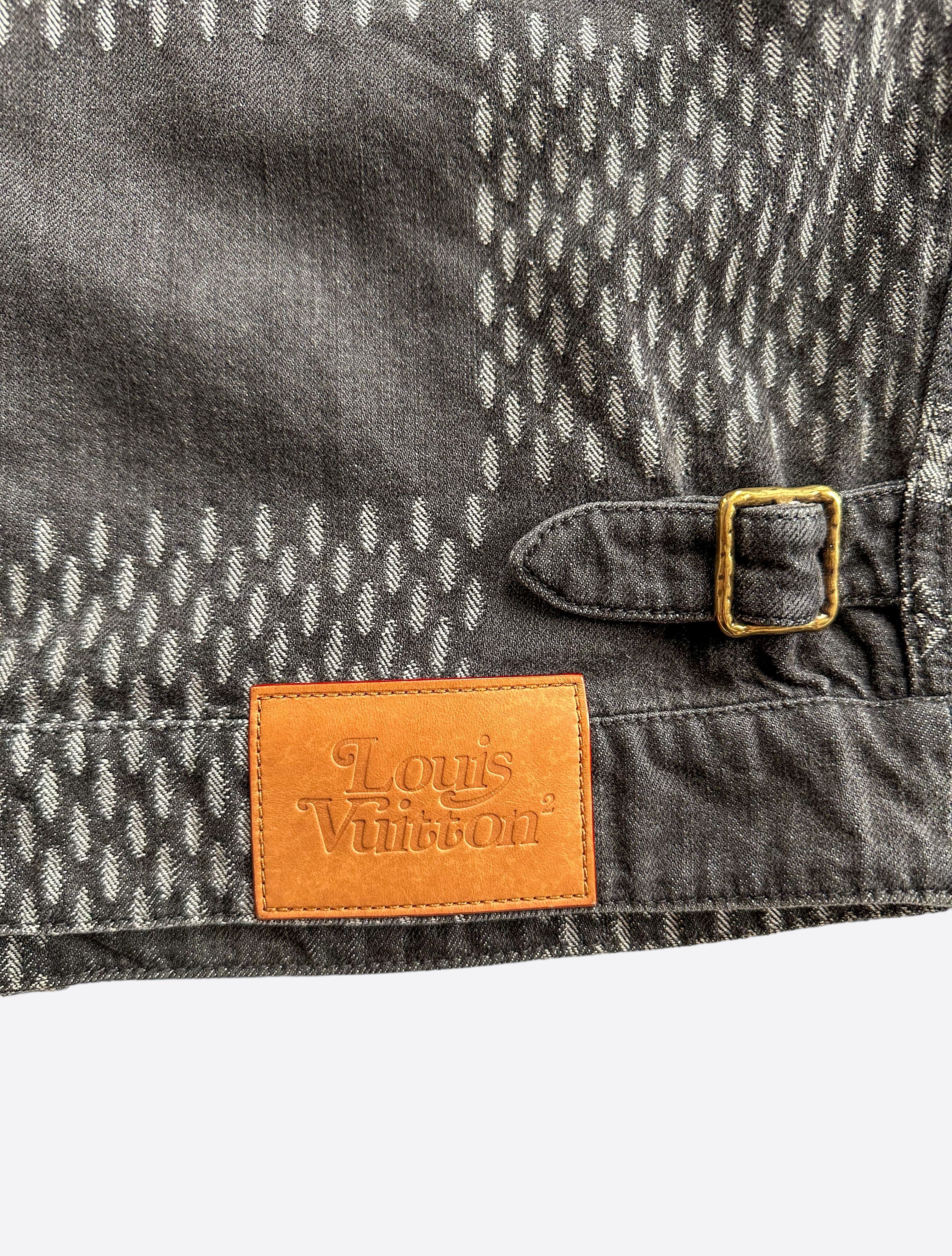 Louis Vuitton Louis Vuitton Nigo Grey Monogram Denim Jacket Size US L / EU 52-54 / 3 - 3 Thumbnail