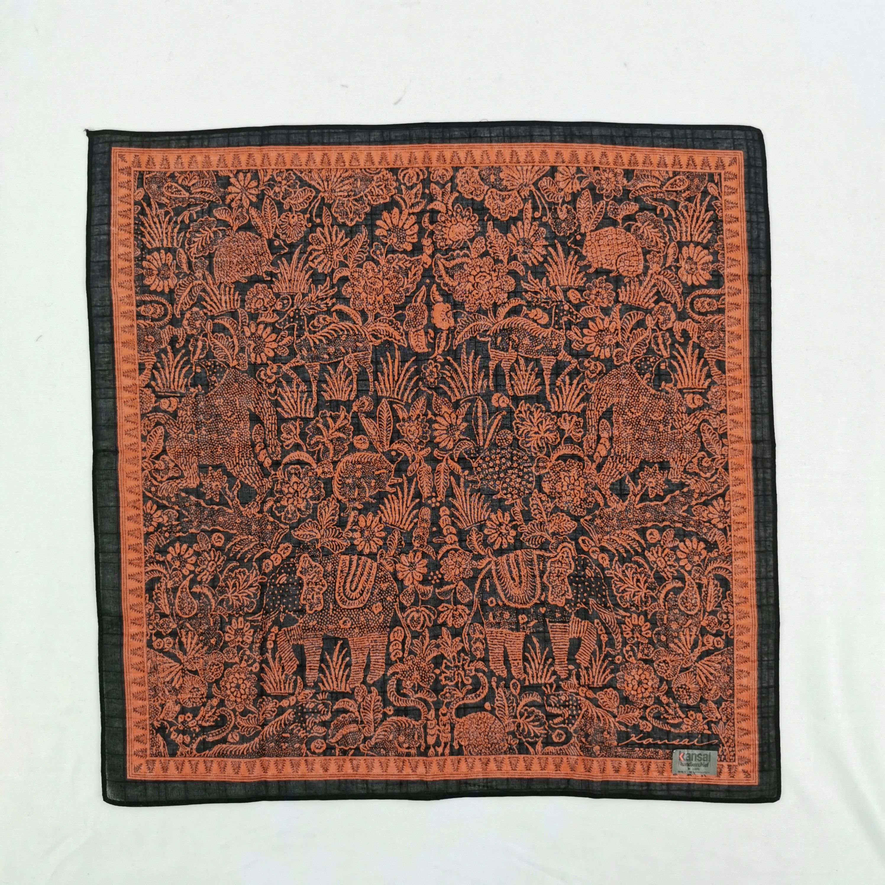 Kansai Yamamoto NWT Vintage Kansai Handkerchief Neckerchief Japanese Bandana Size ONE SIZE - 2 Thumbnail