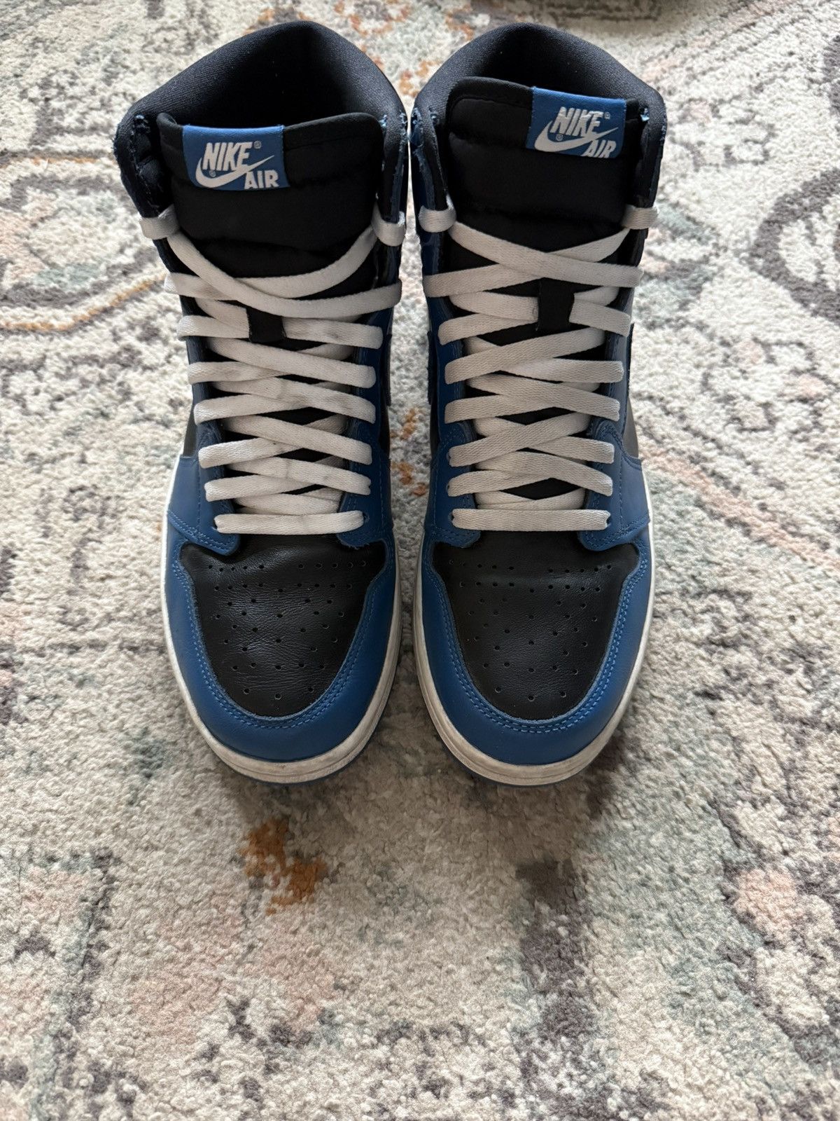 Nike Mens Air Jordan 1 Retro High OG ‘Dark Marina Blue’ Size US 11 / EU 44 - 1 Thumbnail