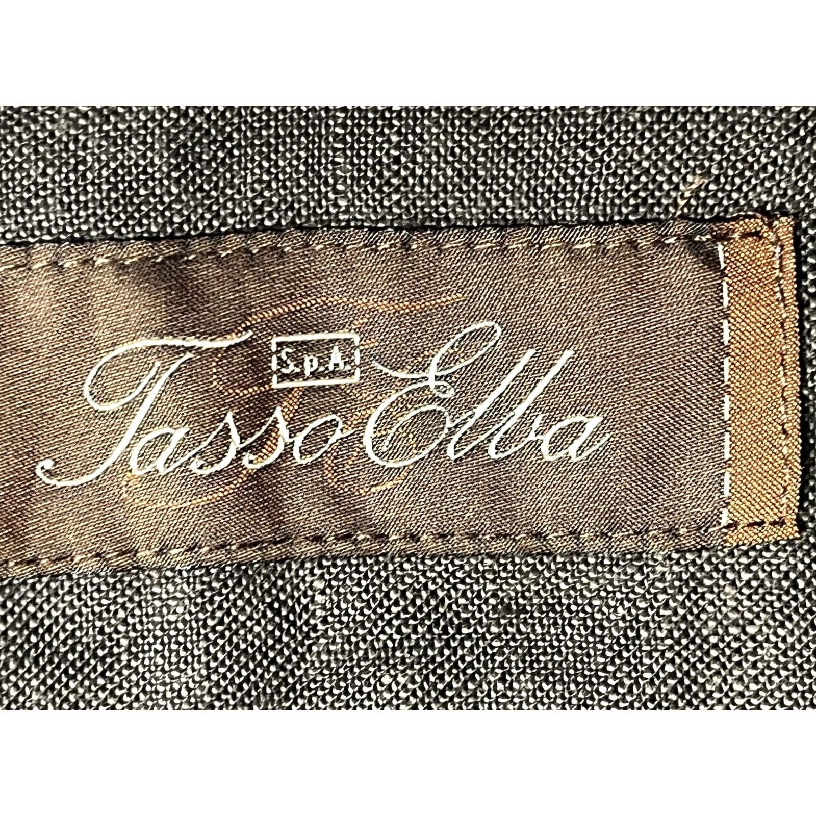 Tasso Elba Tasso Elba Shirt Mens L Brown Luxury Linen Button Front Short Sleeve Size Size US L / EU 52-54 / 3 - 5 Thumbnail