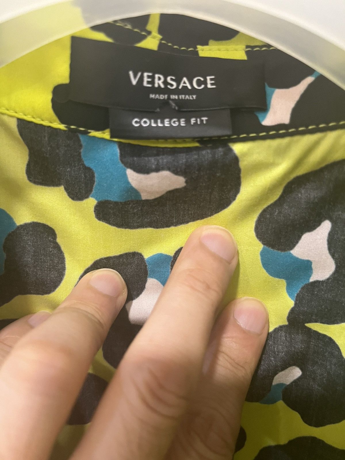 Versace Leopard print short.sleeve shirt size48 Size US M / EU 48-50 / 2 - 4 Thumbnail