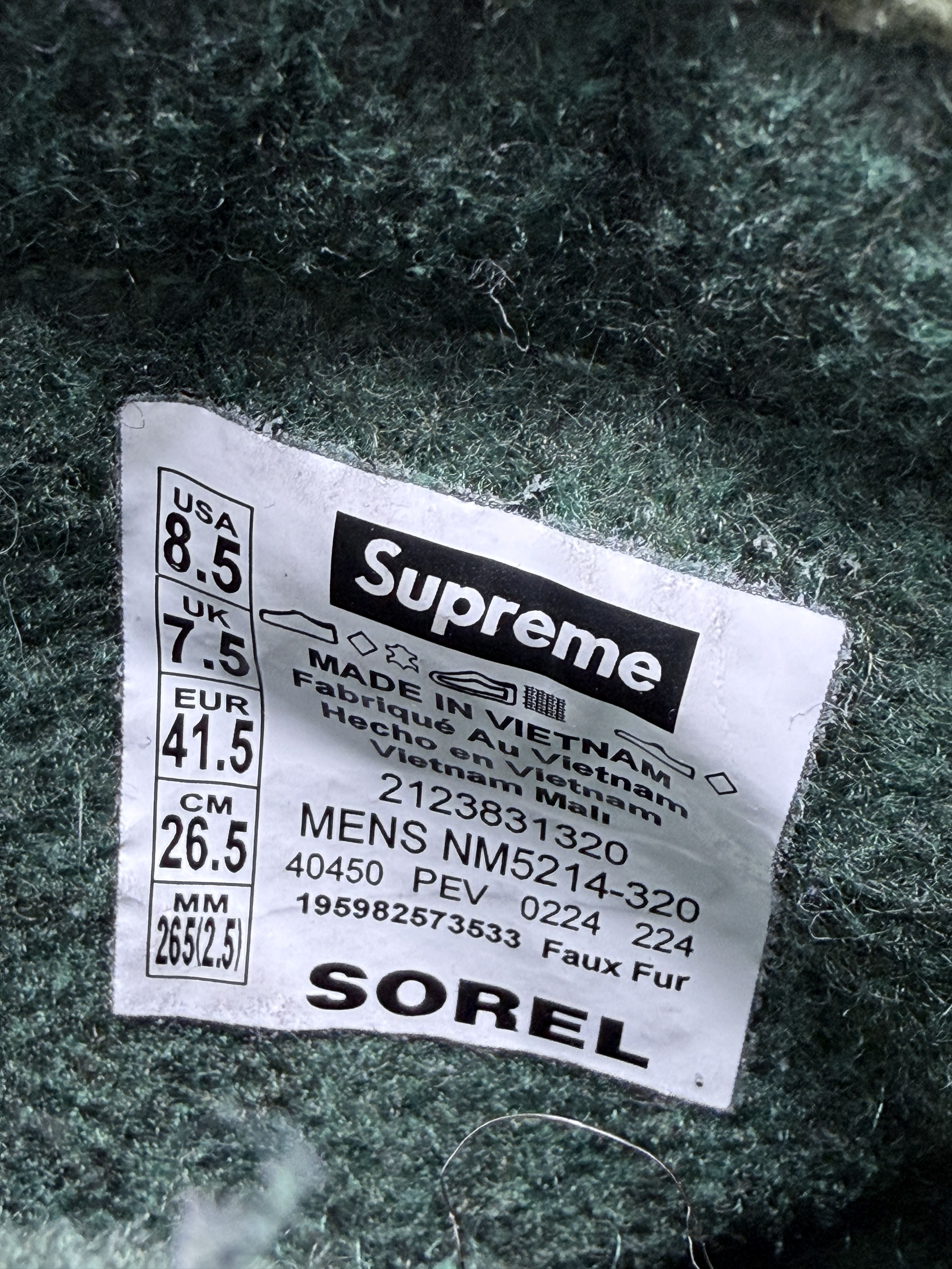 SOREL × Supreme Supreme Sorel Caribou Boots Green Camo Size US 8.5 / EU 41-42 - 10 Thumbnail
