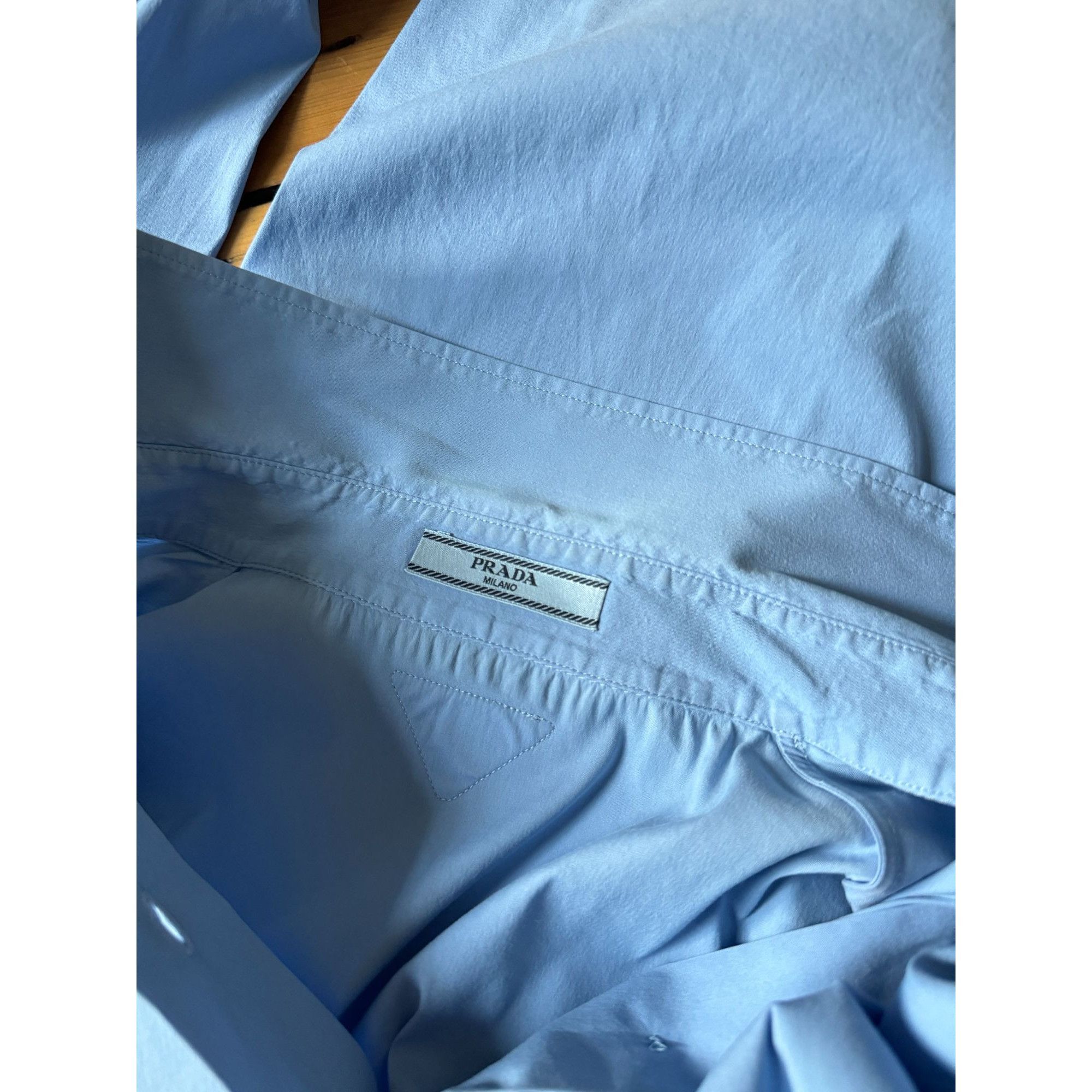Prada 2019 Blue Shirt Size M / US 6-8 / IT 42-44 - 7 Thumbnail