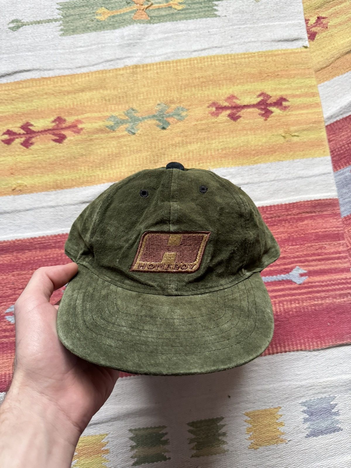 HOMME BOY CO. Vintage 00’s Home Boy y2k Skateboarding Suede Hat Size ONE SIZE - 2 Thumbnail