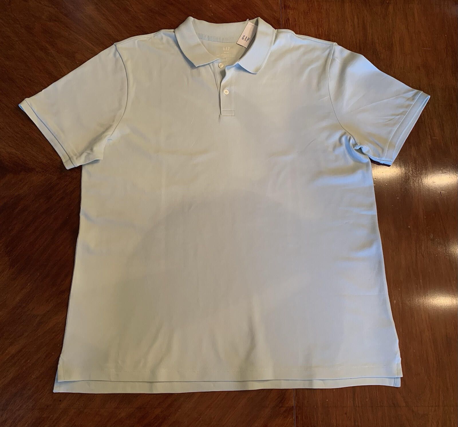 Gap GAP Men's Stretch Pique Polo Shirt Size US XXL / EU 58 / 5 - 2 Thumbnail
