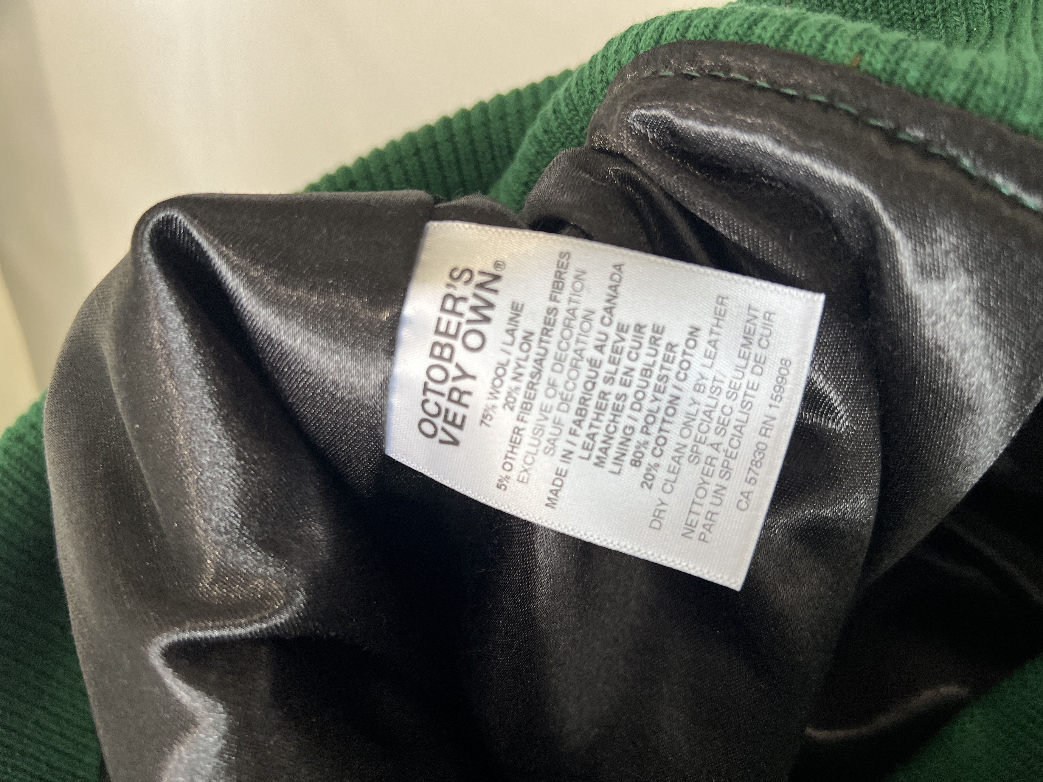 Drake OVO x NFL NEW YORK JETS OG VARSITY JACKET Size US XL / EU 56 / 4 - 7 Thumbnail