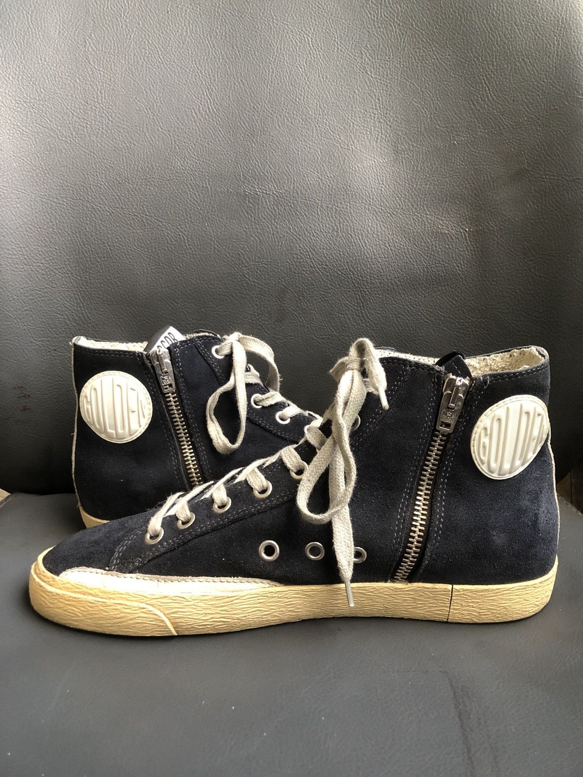 Golden Goose Golden Goose Francy Blue Suede Women’s Sneakers Size 38 Size US 8 / IT 38 - 9 Thumbnail