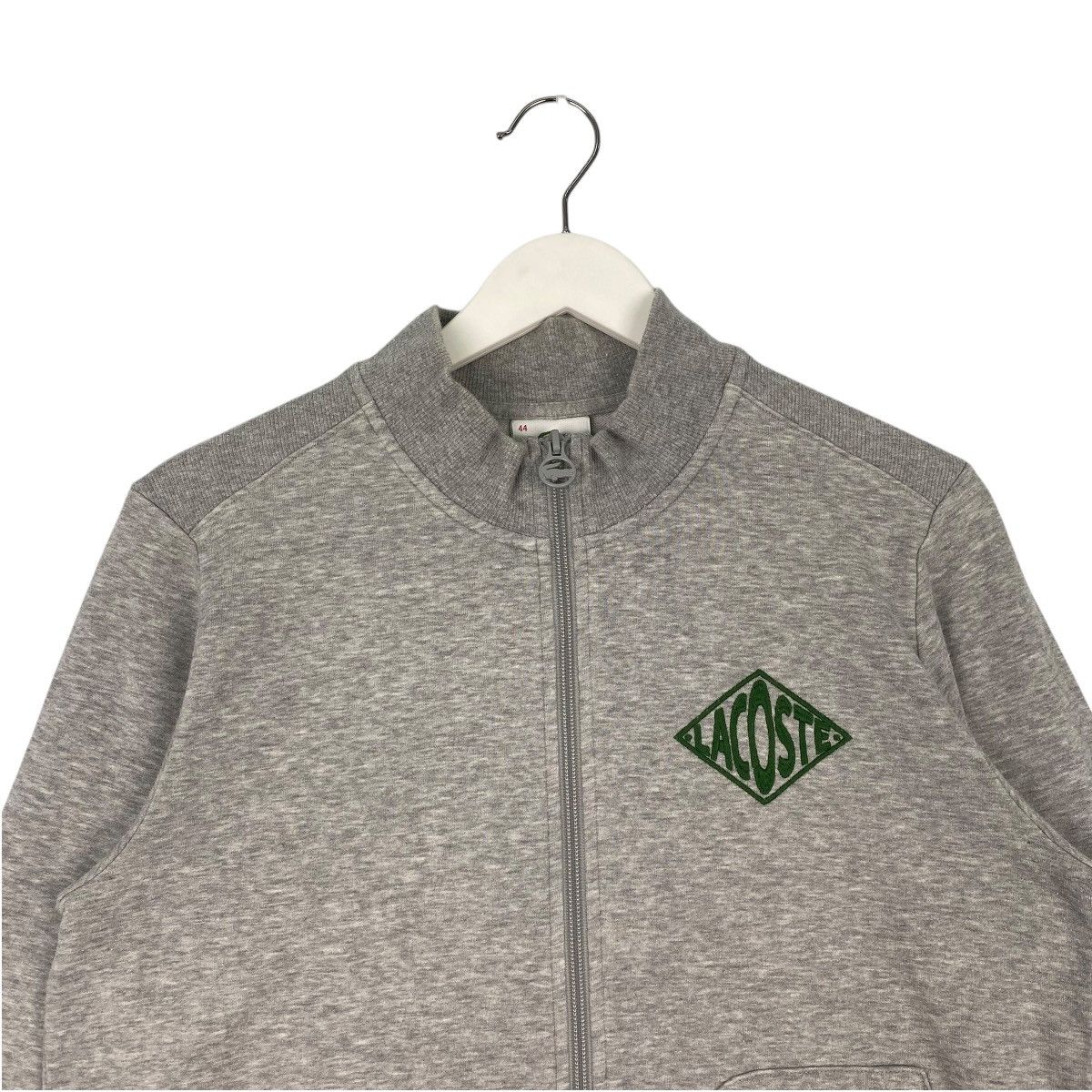 Lacoste × Vintage Vintage Lacoste Hoodie Small Logo Embroidered Gray Size US M / EU 48-50 / 2 - 4 Thumbnail
