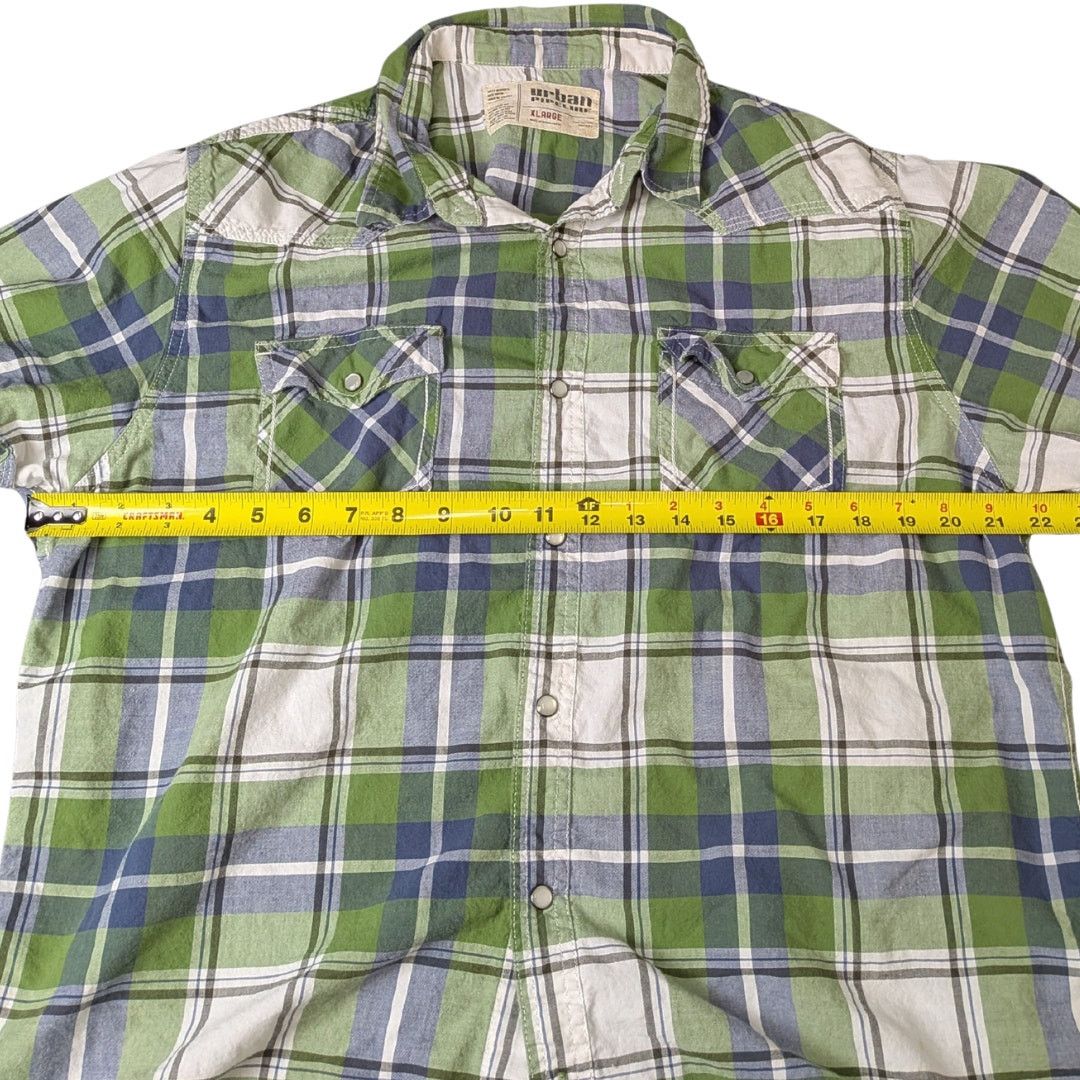 Urban Pipeline Vintage Urban Pipeline Y2K Pearl Snap Skater Button-Up Size US XL / EU 56 / 4 - 4 Thumbnail