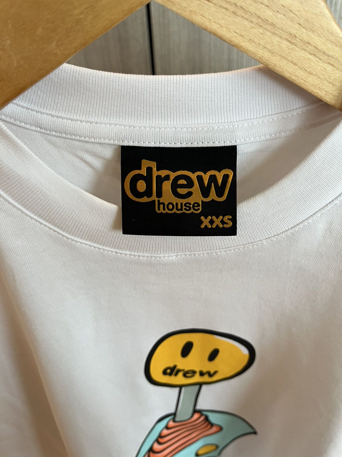 Drew House Drew House Joy Stick White SS Tee Size US XXS / EU 40 - 2 Thumbnail