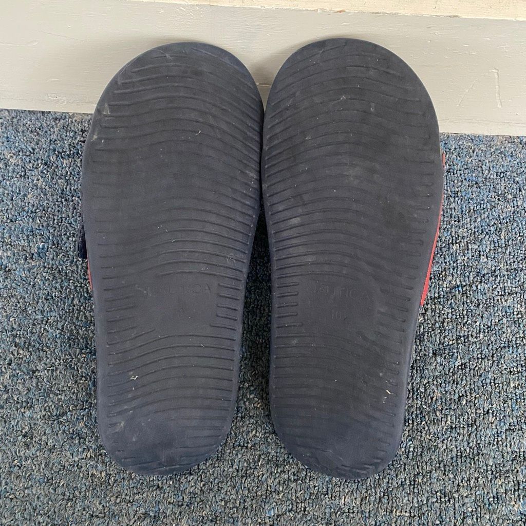 Nautica Nautica men 10 slip on slides w/adjustable top strap navy bl Size US 10 / EU 43 - 8 Thumbnail