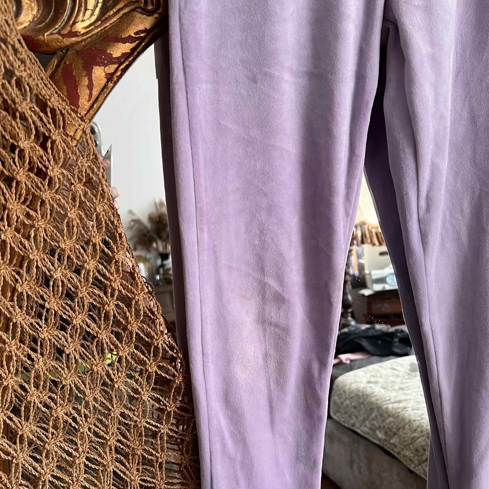 Juicy Couture × Vintage VINTAGE JUICY COUTURE VELOUR PANTS Sz XS-S Size 30" / US 8 / IT 44 - 6 Thumbnail