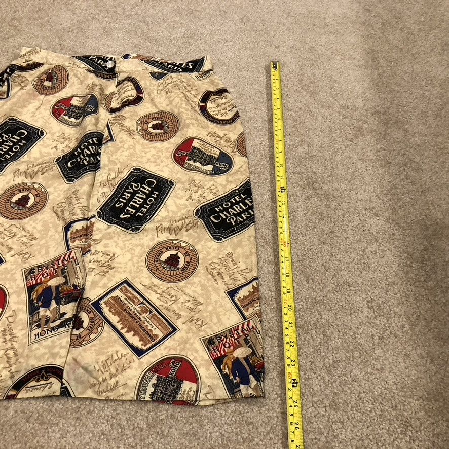 Diane von Furstenberg Vintage Parisian Hotel Themed Skirt Size 12 Size 25" / US 0 / IT 36 - 6 Thumbnail