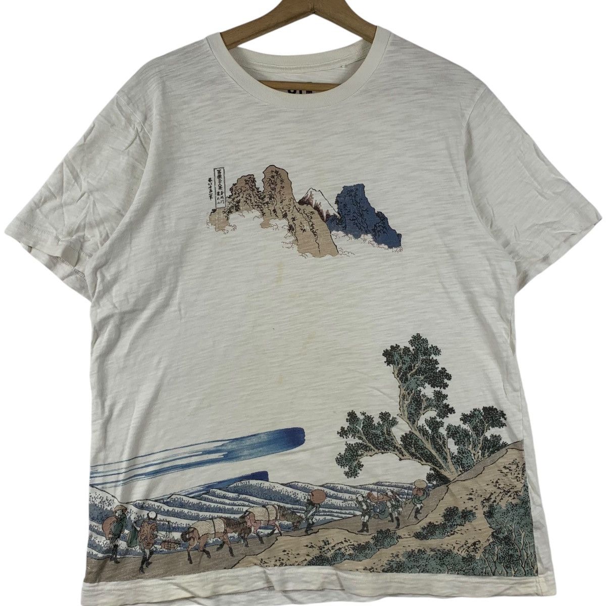 Uniqlo UNIQLO x KATSUSHIKA HOKUSAI MoMa Art Boston Tee Shirt Top Size L / US 10 / IT 46 - 3 Thumbnail