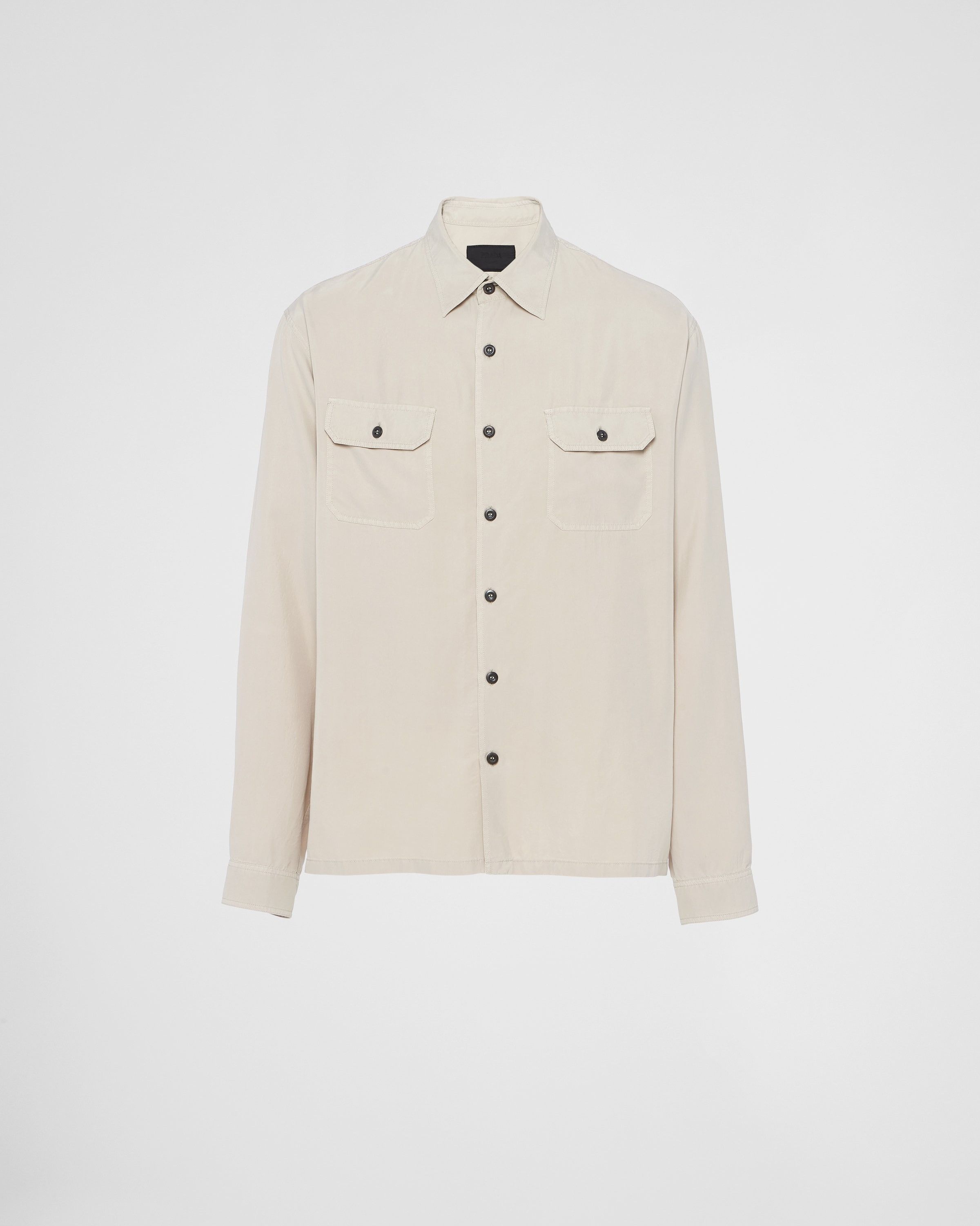 Prada o1bcso1str1025 Silk Shirt in Ivory Size US S / EU 44-46 / 1 - 1 Thumbnail