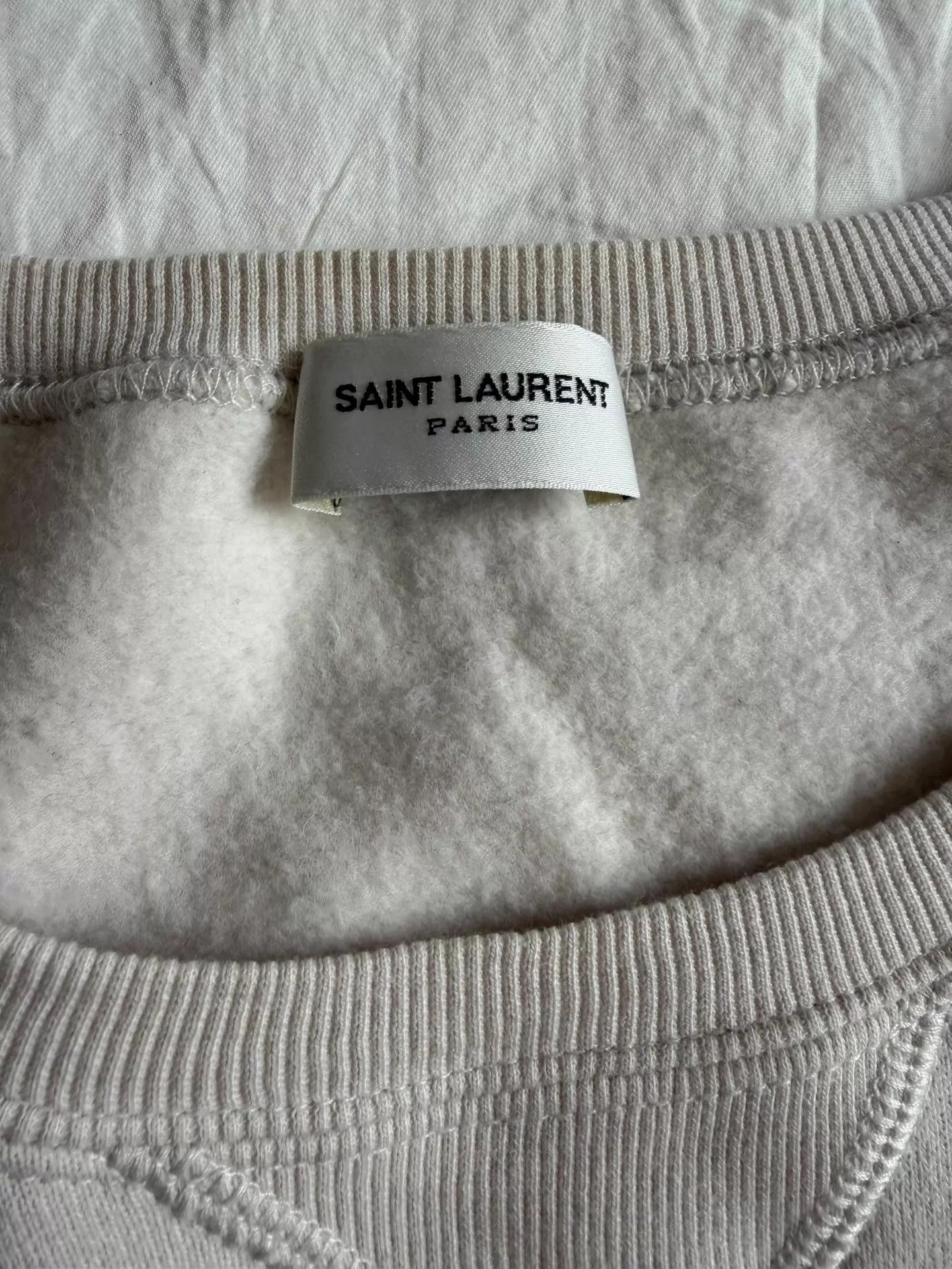 Saint Laurent Paris Saint Laurent Men's 100% Cotton Pullover Hoodie Ｑ23 Size US L / EU 52-54 / 3 - 7 Thumbnail