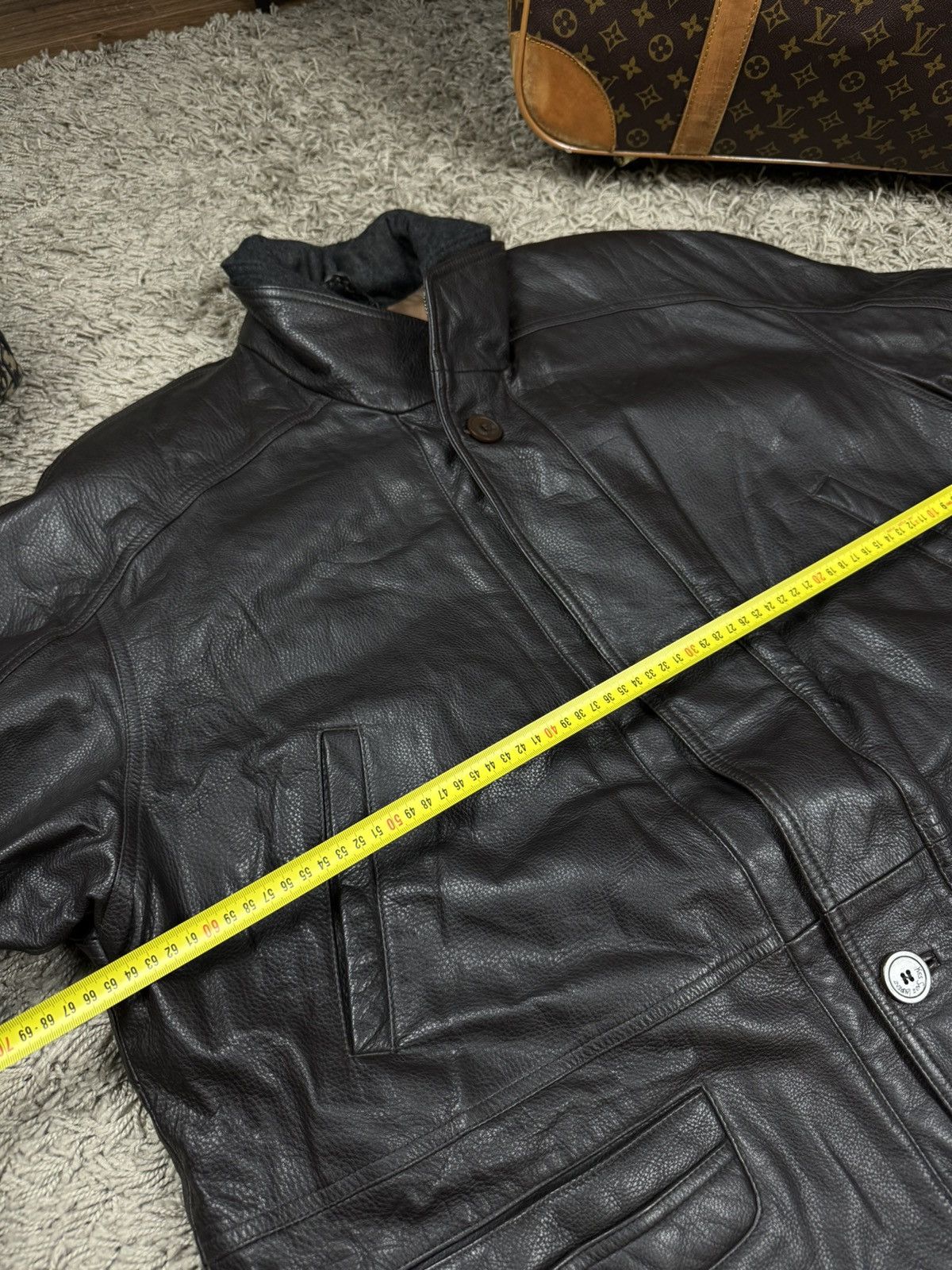 Yves Saint Laurent Vintage leather jacket Yves Saint Laurent original item Size US XL / EU 56 / 4 - 5 Thumbnail