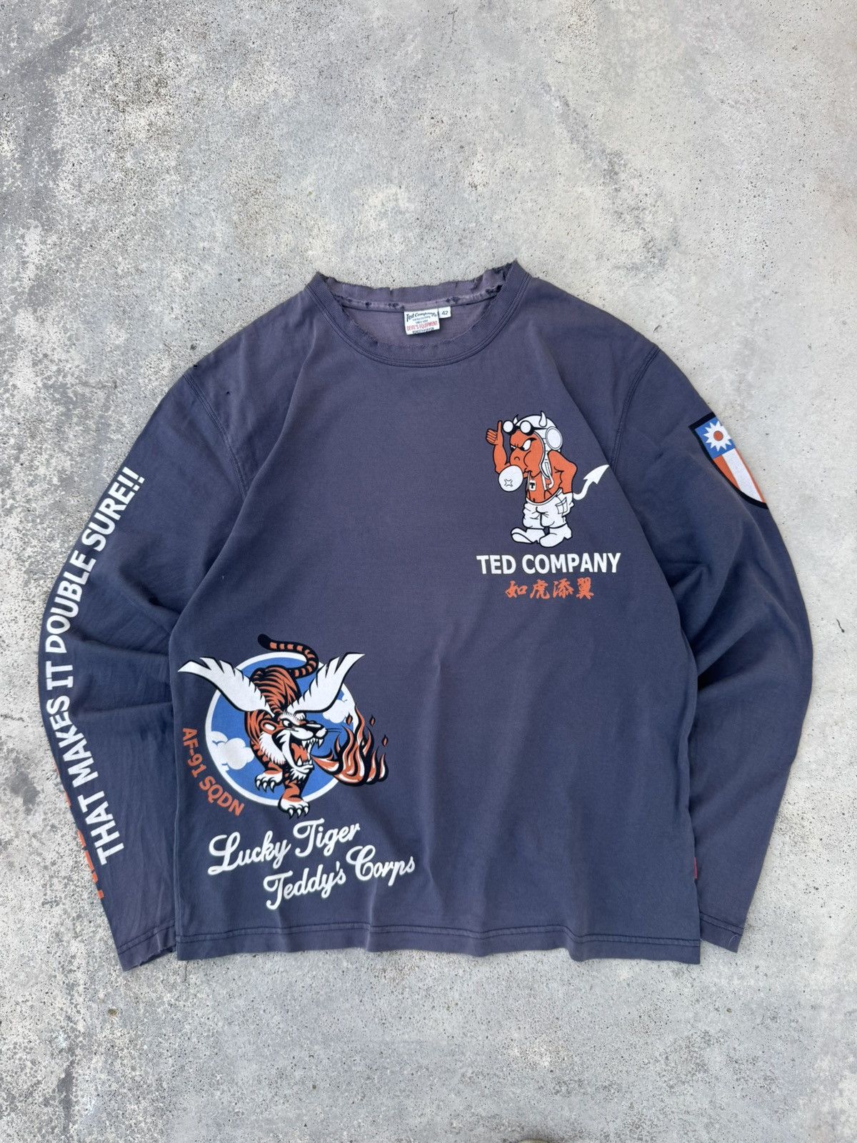 Tedman Thrashed 2000s Tedman Distressed Tees Size US M / EU 48-50 / 2 - 5 Thumbnail