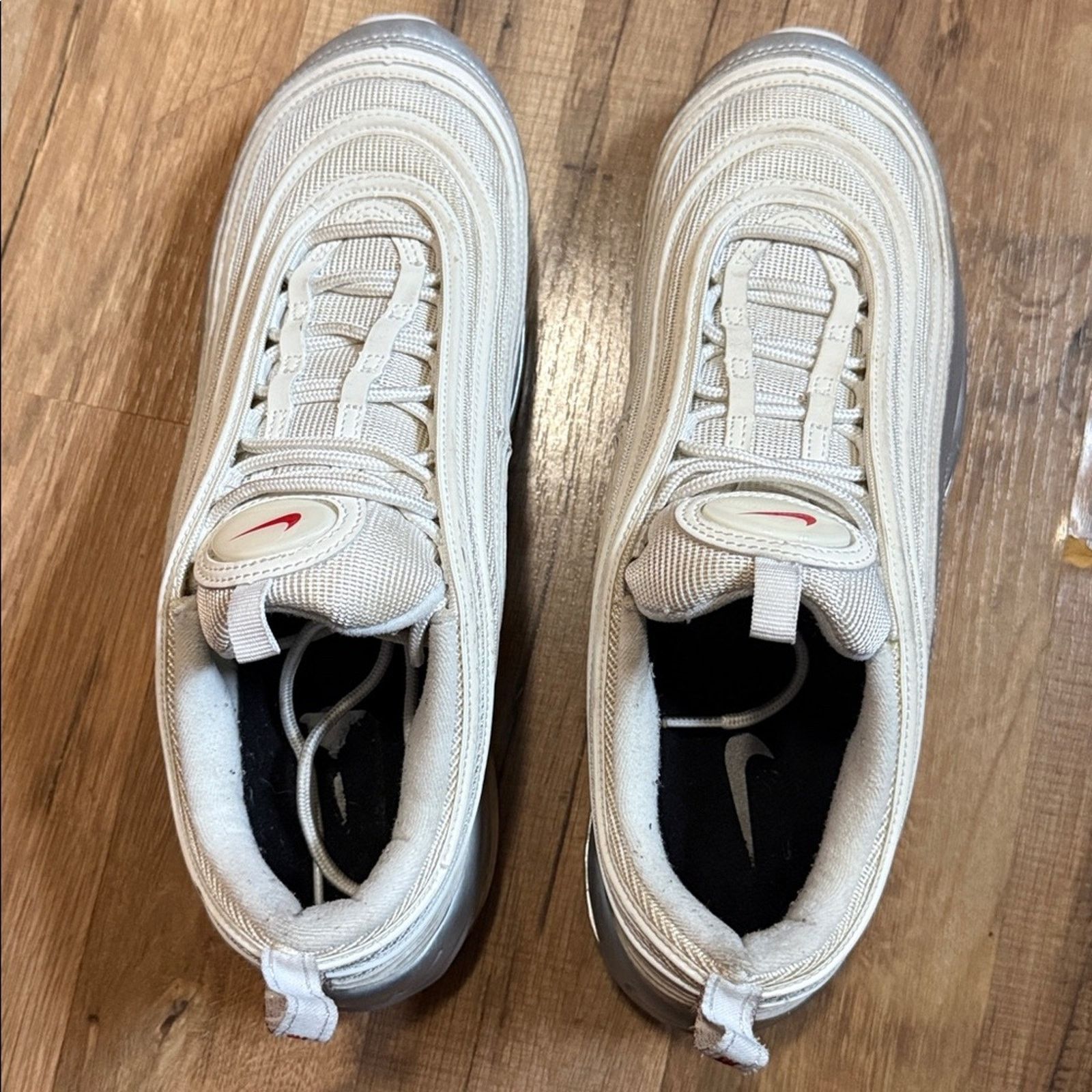Nike Nike Air Max 97 QS B-Sides White Silver Size US 10.5 / EU 43-44 - 5 Thumbnail