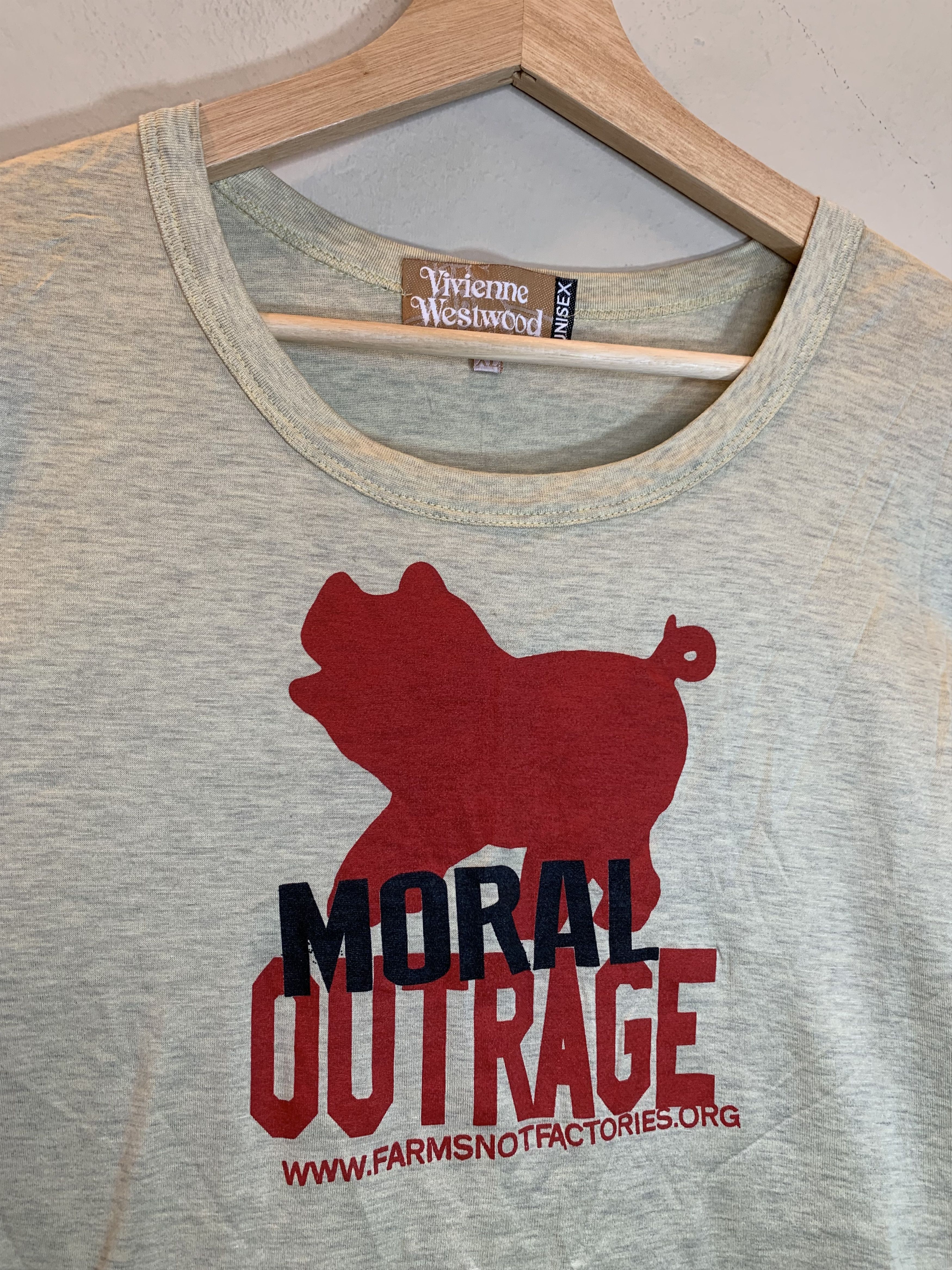 Vivienne Westwood *RARE* Vivienne Westwood Moral Outrage Farms Factories Shirt Size US XL / EU 56 / 4 - 2 Thumbnail