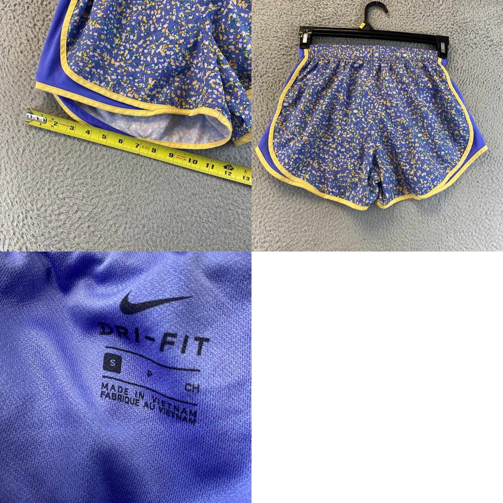 Nike Nike Shorts Womens S Multicolor Dri-Fit Running Athletic Size 28" / US 6 / IT 42 - 8 Thumbnail