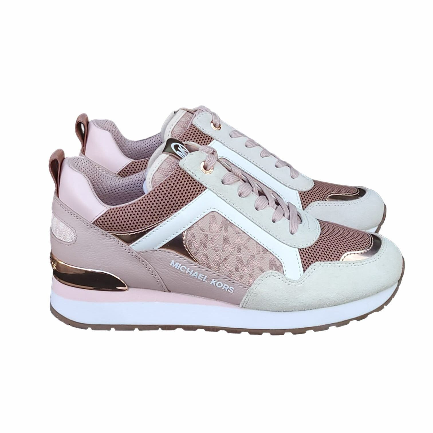 Michael Kors 🤩NEW 8.5 Michael Kors Womens Shoes Wilma Trainer Sneakers S Size US 8.5 / IT 38.5 - 11 Thumbnail