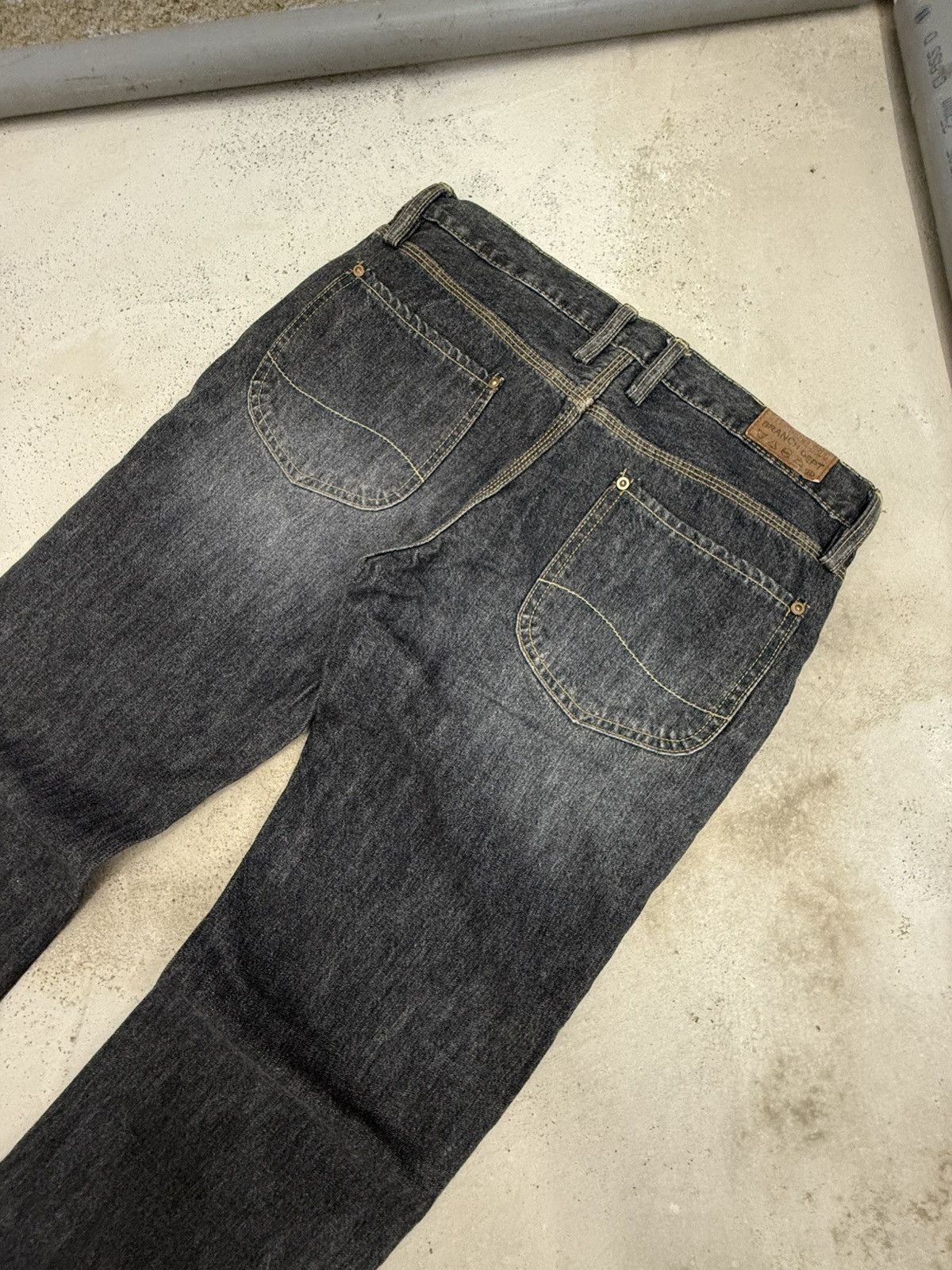 Le Grande Bleu (L.G.B.) Branch Department 50s Reissue Work Wear Flared Jeans Size US 30 / EU 46 - 15 Thumbnail