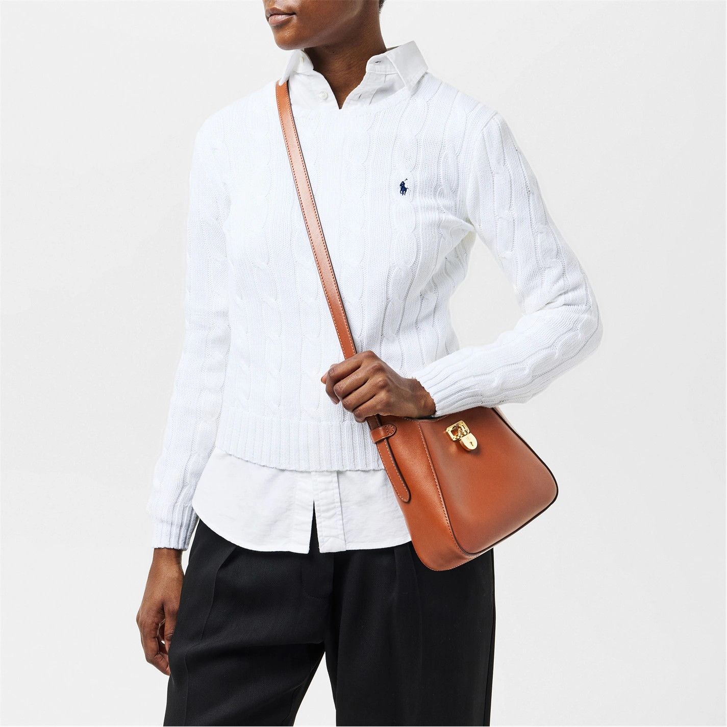 Lauren Ralph Lauren o1g2r1mq0825 Size: OS / Tanner Shoulder Bag in Tan Size ONE SIZE - 3 Thumbnail