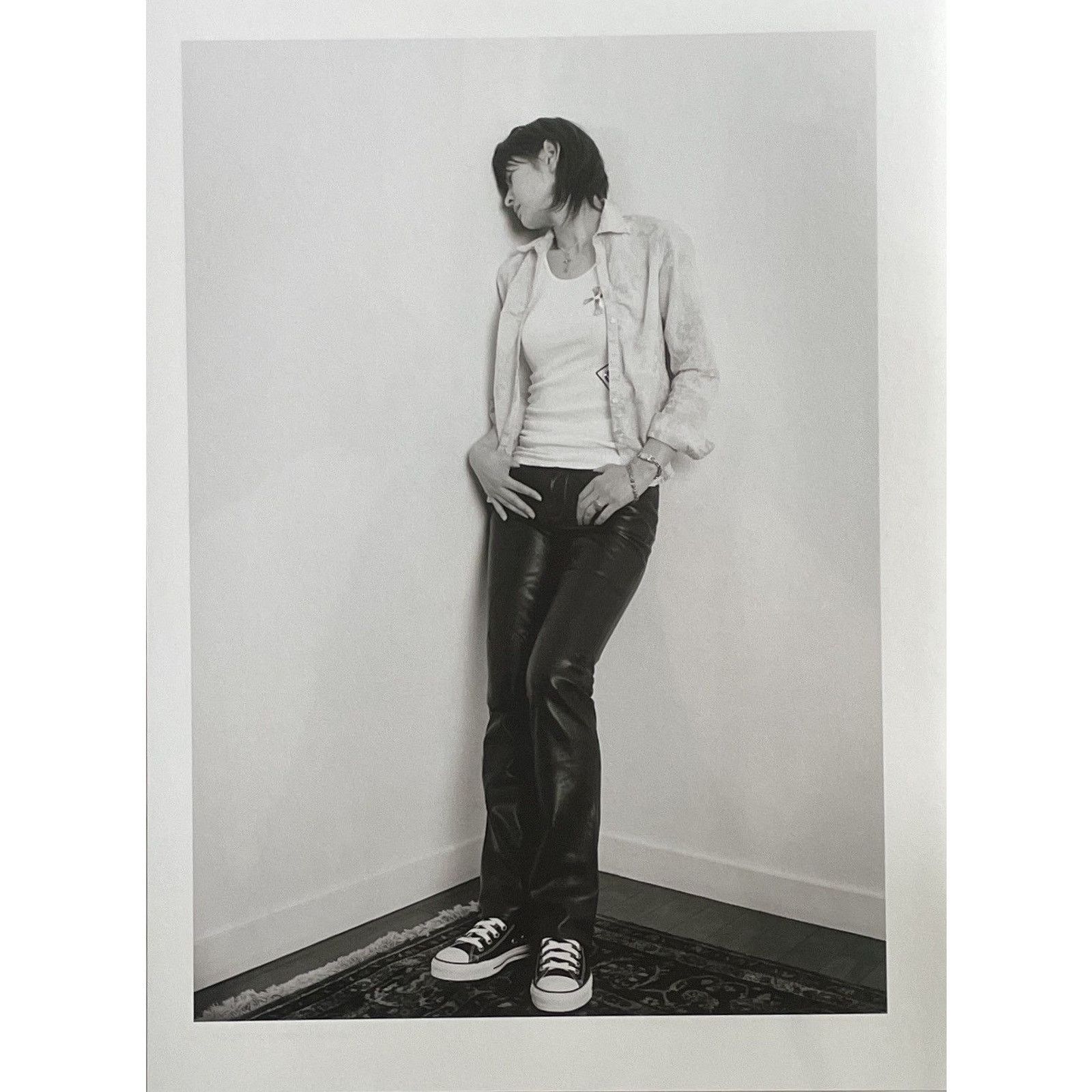 Chrome Hearts × Vintage Chrome Hearts black/white photo Poster framed 9x11 Size ONE SIZE - 2 Thumbnail