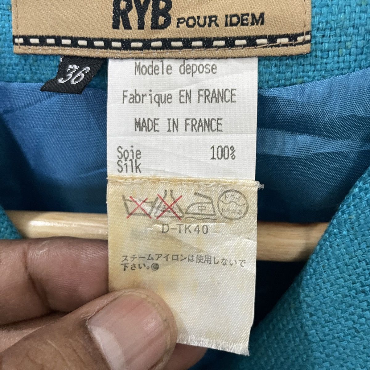 Other Vintage Irene Van Ryb Pour Idem Jacket Size M / US 6-8 / IT 42-44 - 6 Thumbnail