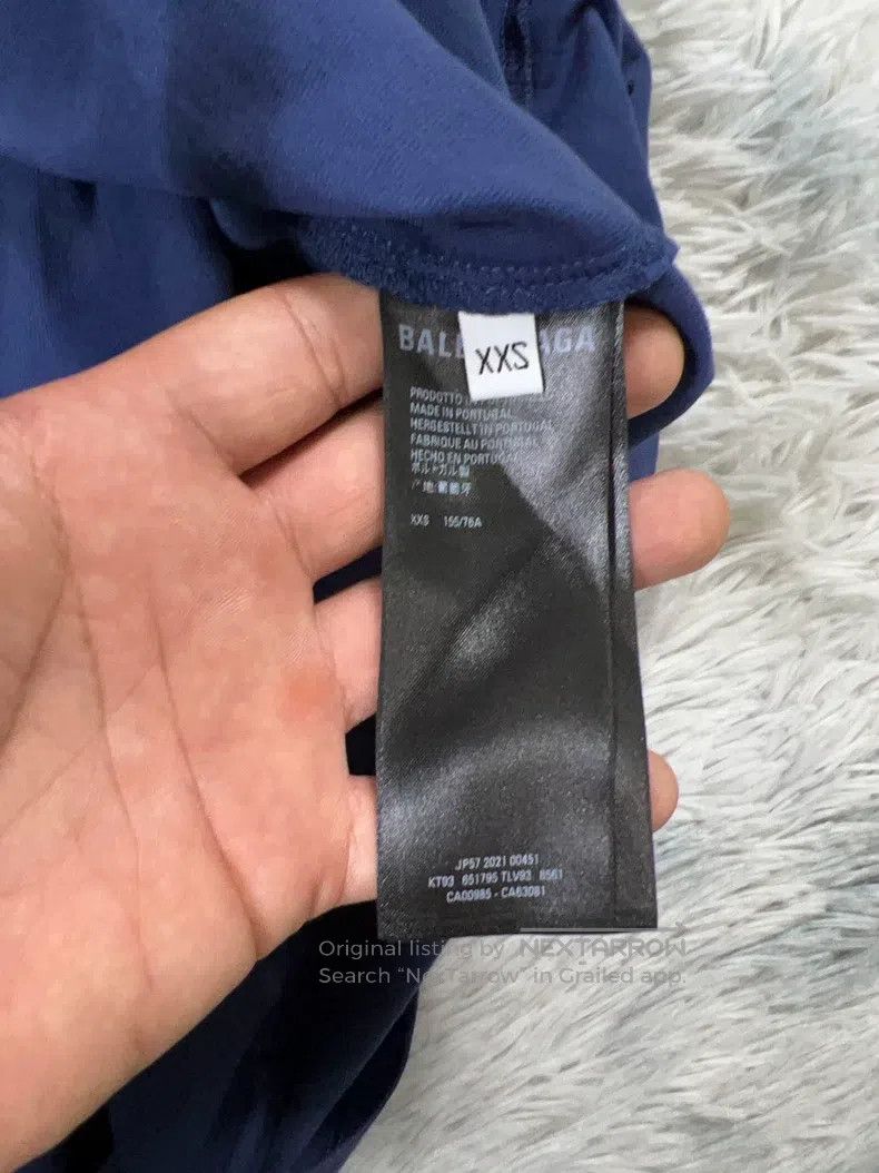 Balenciaga Balenciaga Short Sleeve Oversized T-Shirt Size XXS Size US XXS / EU 40 - 3 Thumbnail