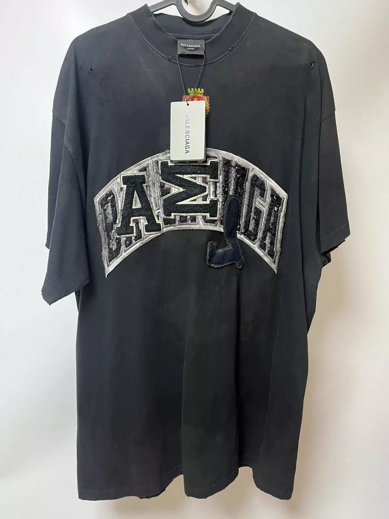 Balenciaga Balenciaga Manchester United Distressed Tee - dmc Size US XS / EU 42 / 0 - 1 Thumbnail