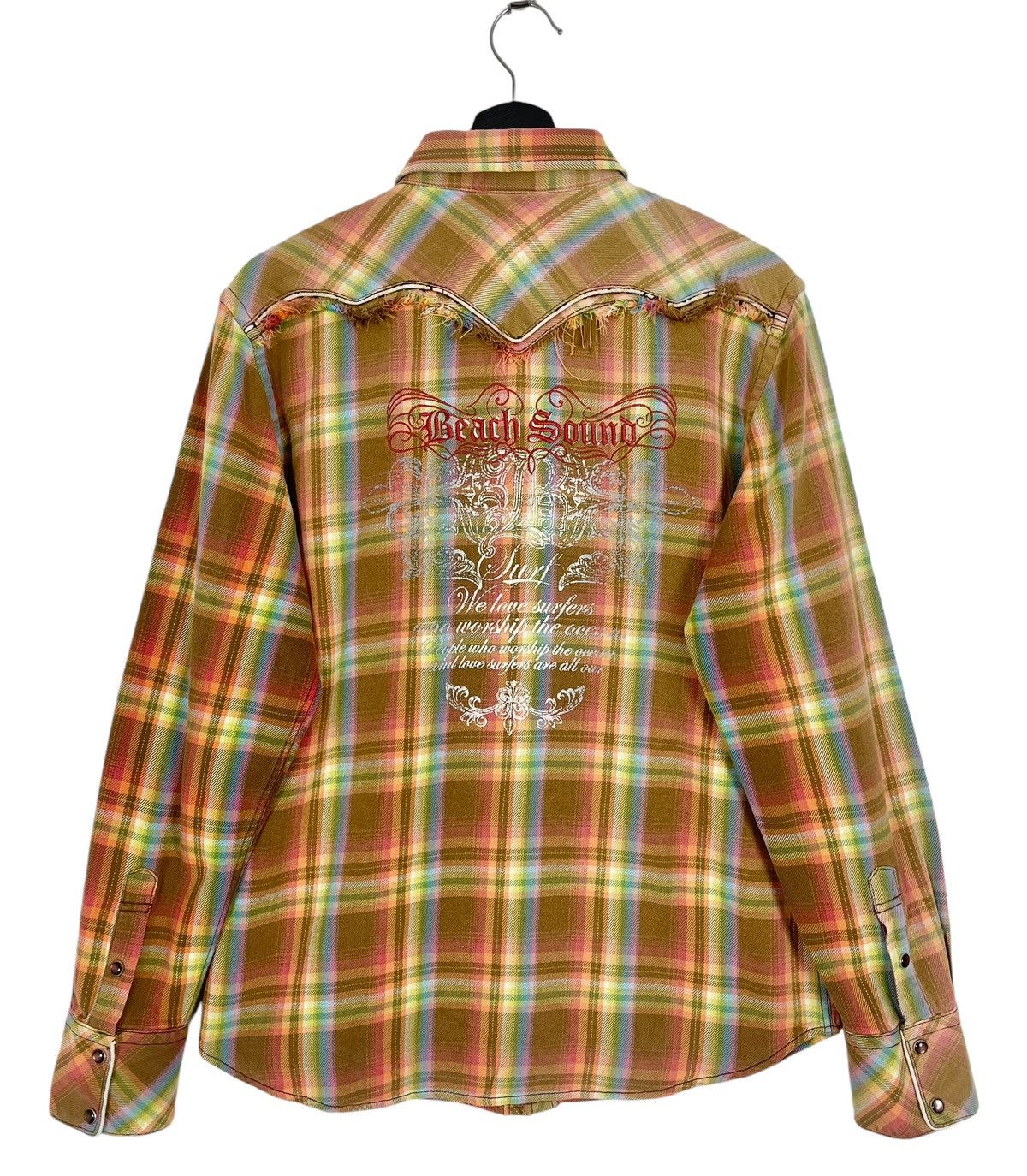 Japanese Brand × Vintage Vintage Beach Sound Western Button Up Size US L / EU 52-54 / 3 - 1 Thumbnail