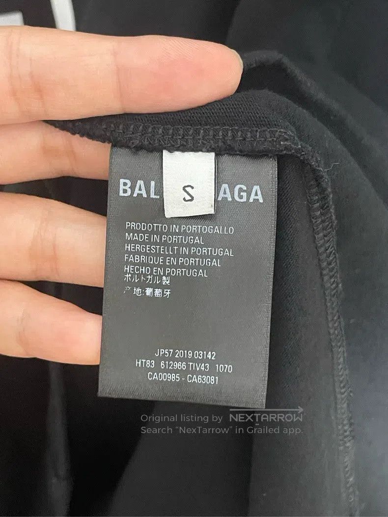 Balenciaga Balenciaga Printed black short-sleeve T-shirt Size US S / EU 44-46 / 1 - 6 Thumbnail