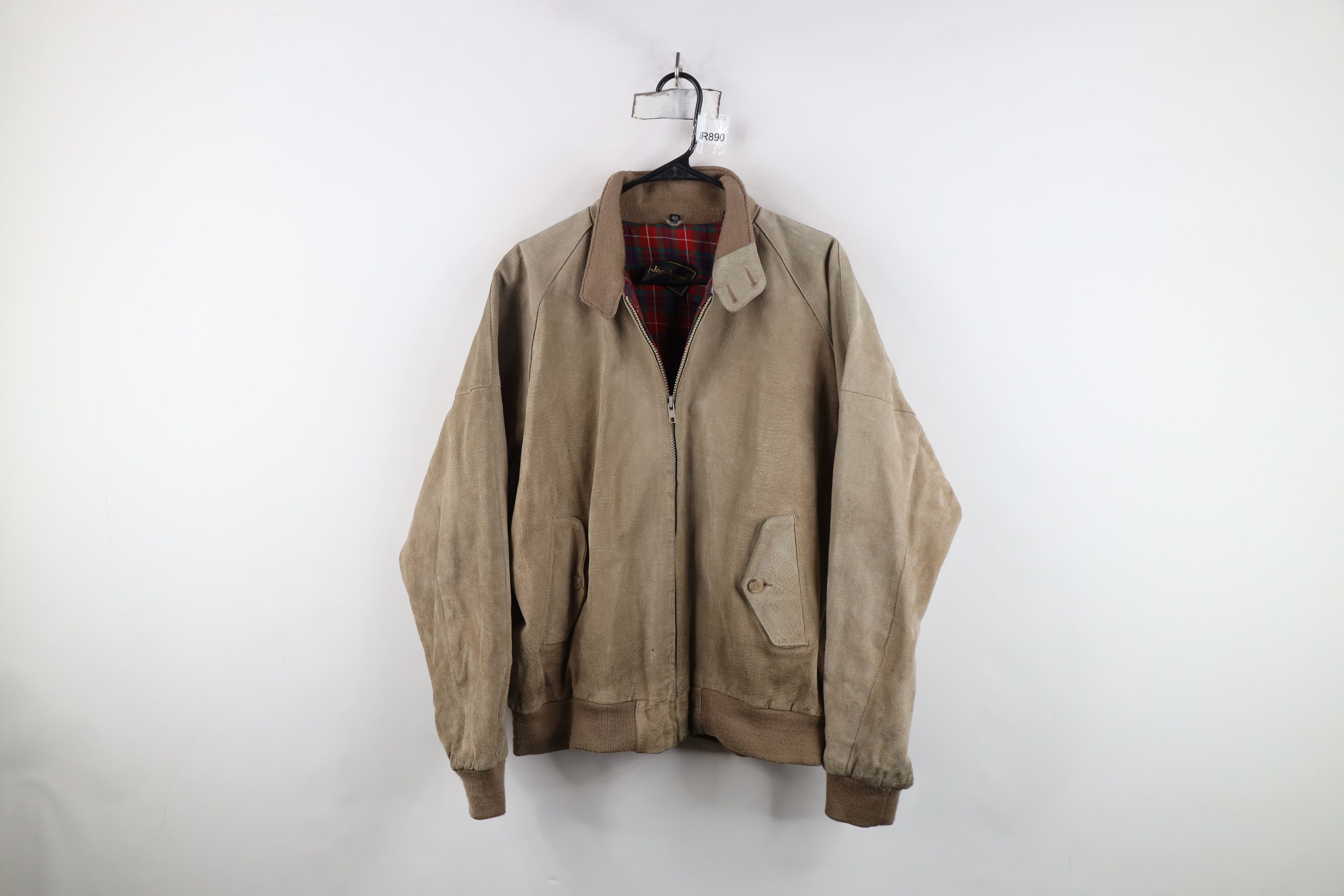 Vintage Vintage 70s Streetwear Leather Cafe Racer Bomber Jacket Size US XXL / EU 58 / 5 - 1 Thumbnail