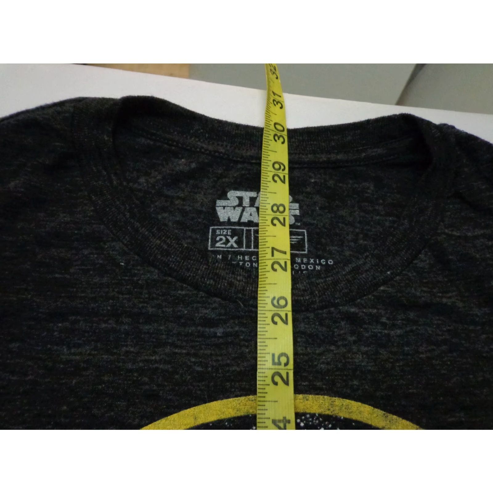 Star Wars Star Wars T-Shirt Men 2XL Heather Black Crew Neck Short Sleeve Logo Tie Fighter Circle Graphic Print Vintage: No Size US XXL / EU 58 / 5 - 5 Thumbnail