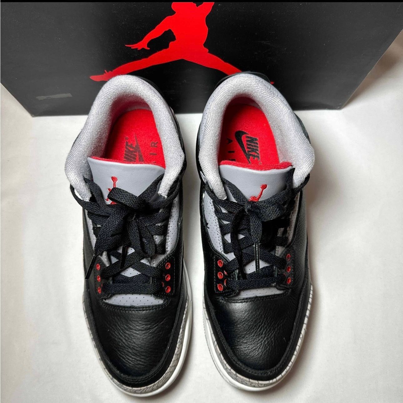 Jordan Brand × Nike Size 8 - Air Jordan 3 Retro OG Black Cement 2024 Men's Shoes Size US 8 / EU 41 - 4 Thumbnail