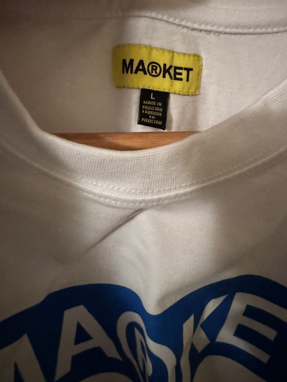 Market Market Blue/White Box Logo Tee Size US L / EU 52-54 / 3 - 4 Thumbnail