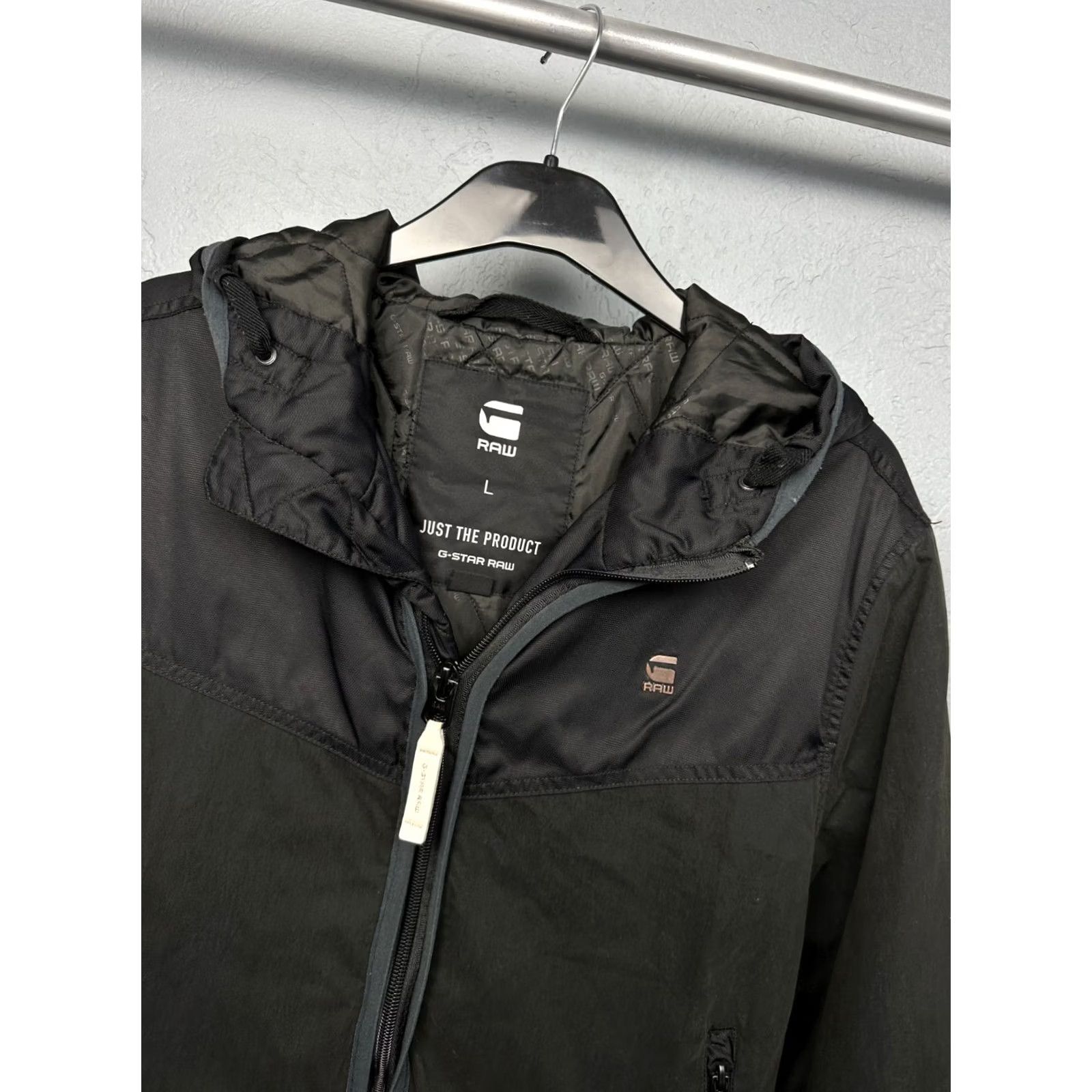 G-Star G Star Raw Mens Setscale HDD Overshirt Jacket L Black Jacket Mens Size US L / EU 52-54 / 3 - 2 Thumbnail