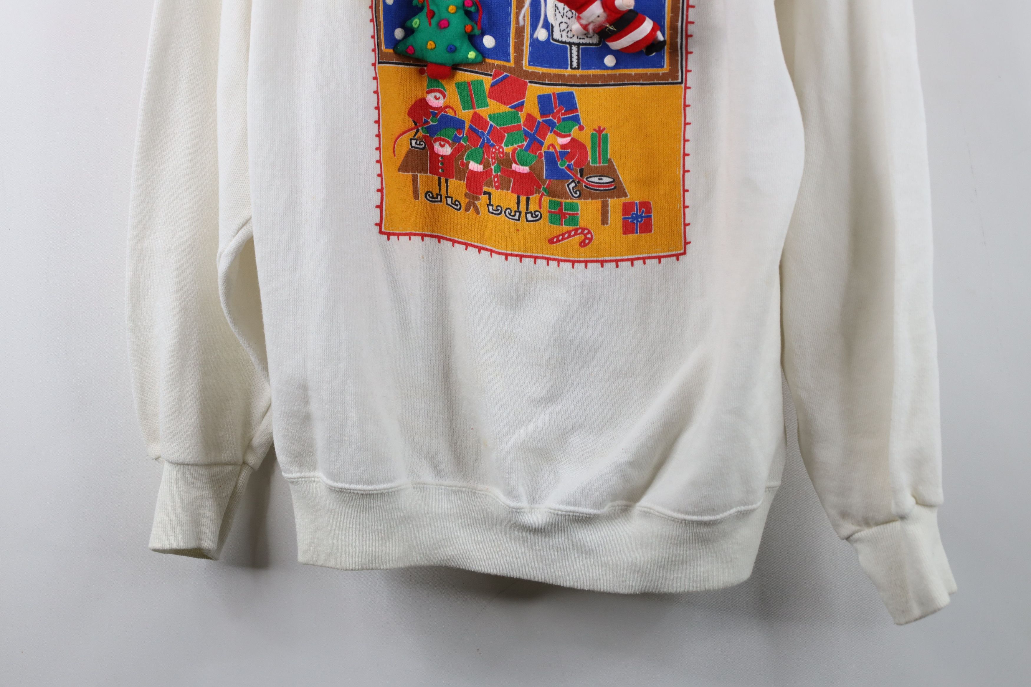 Vintage Vintage 80s Art Works Christmas Trinkets Sweatshirt USA Size ONE SIZE - 3 Thumbnail