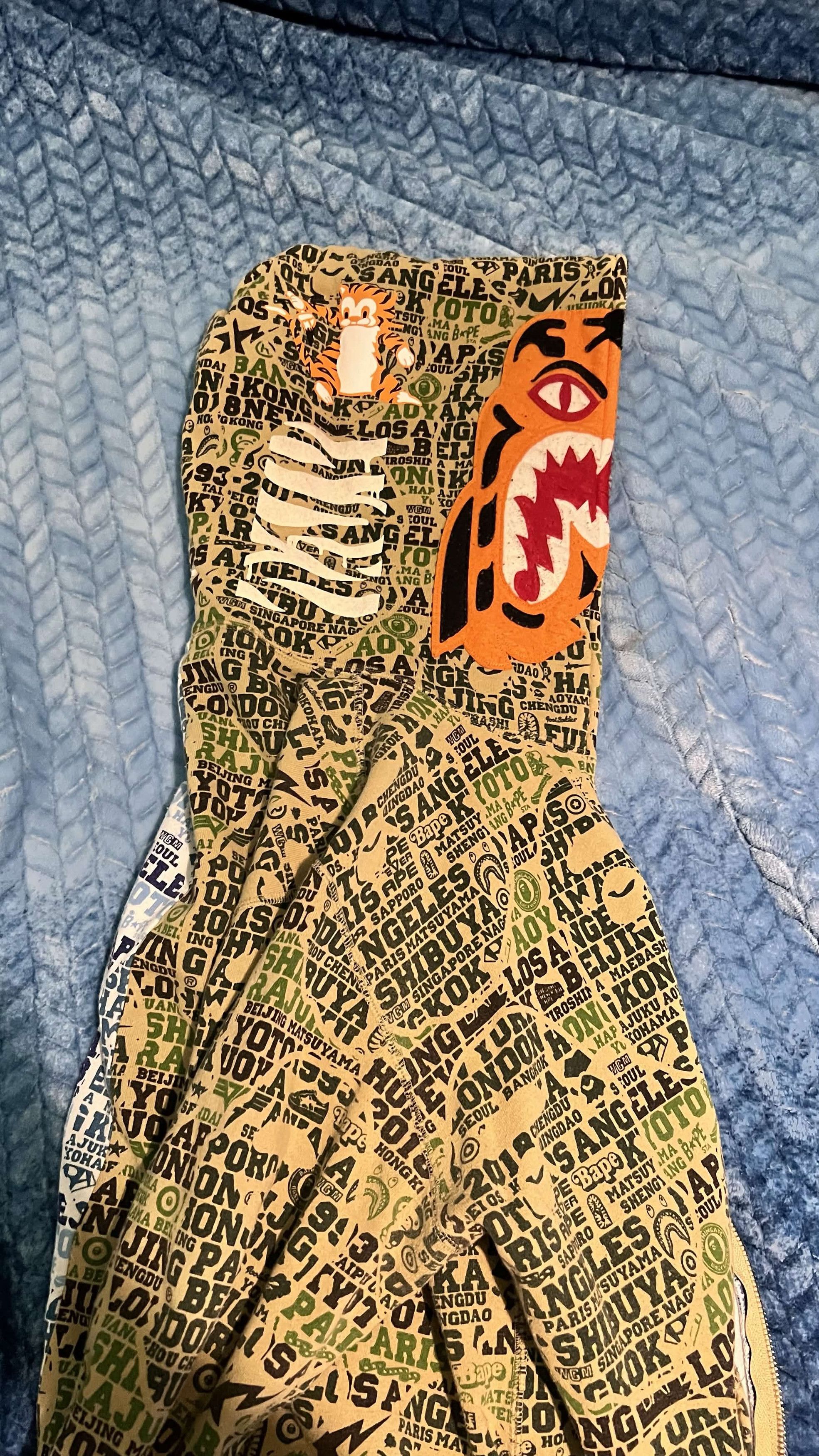 Bape BAPE Zip-up / Camo Blue 2-Tone / Size US XL / EU 56 / 4 - 4 Thumbnail