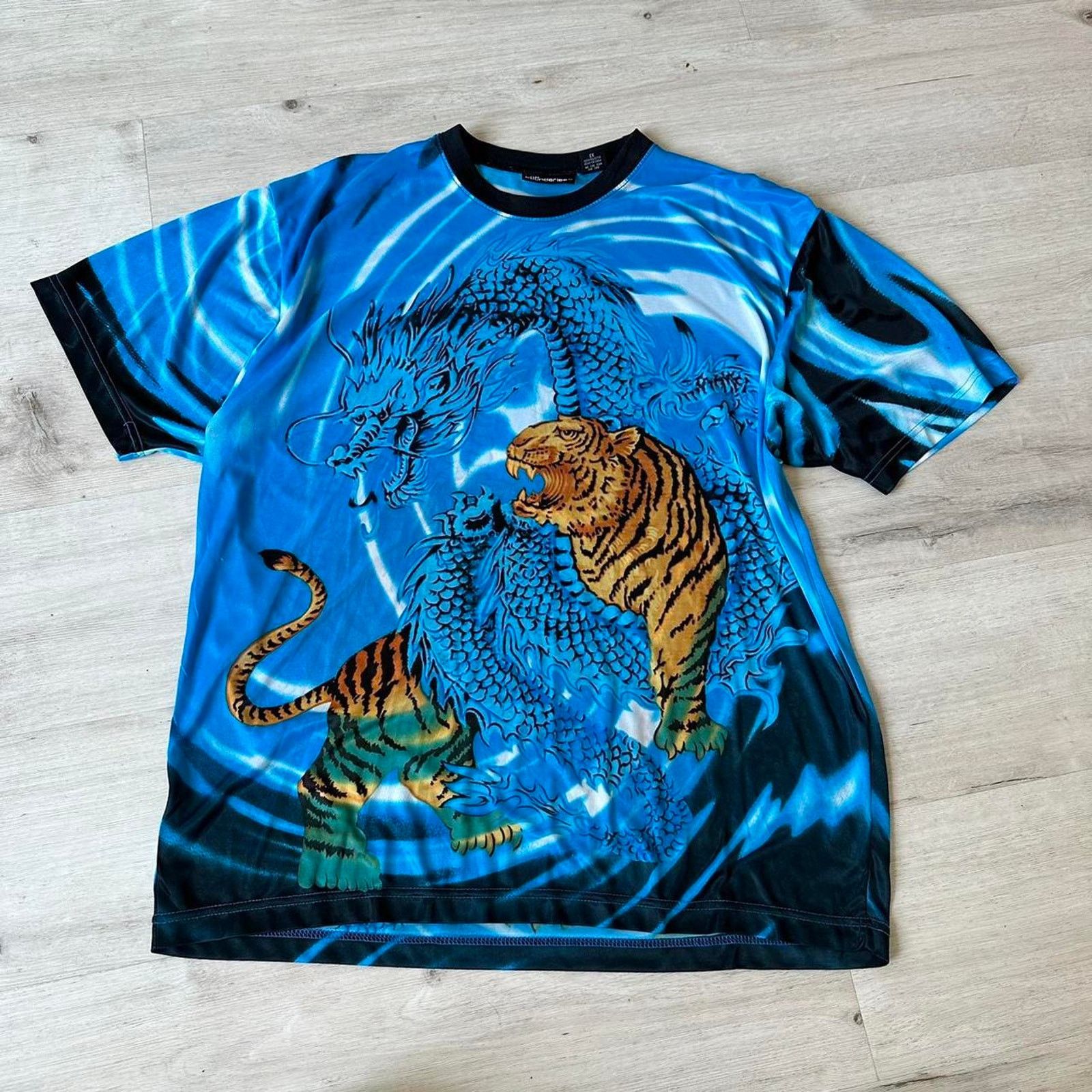 Vintage Vintage 00s No Boundaries Tattoo Jersey Shirt Top Size US XL / EU 56 / 4 - 1 Thumbnail