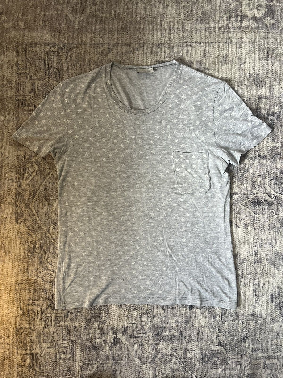 Dior × Hedi Slimane Dior Homme SS05 « untilted » star t-shirt