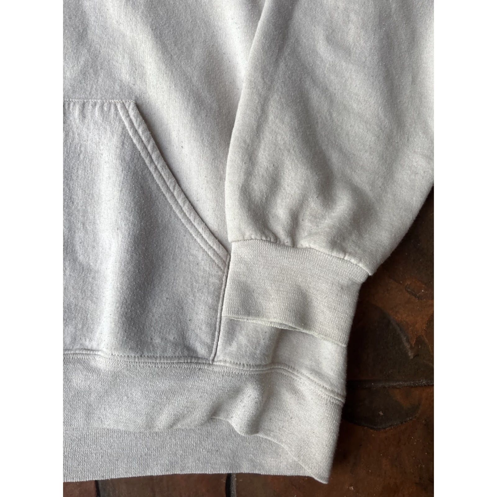 Jerzees VINTAGE Jerzees Hoodie Beige XL Men Pullover Grunge 90s Size US XL / EU 56 / 4 - 4 Thumbnail