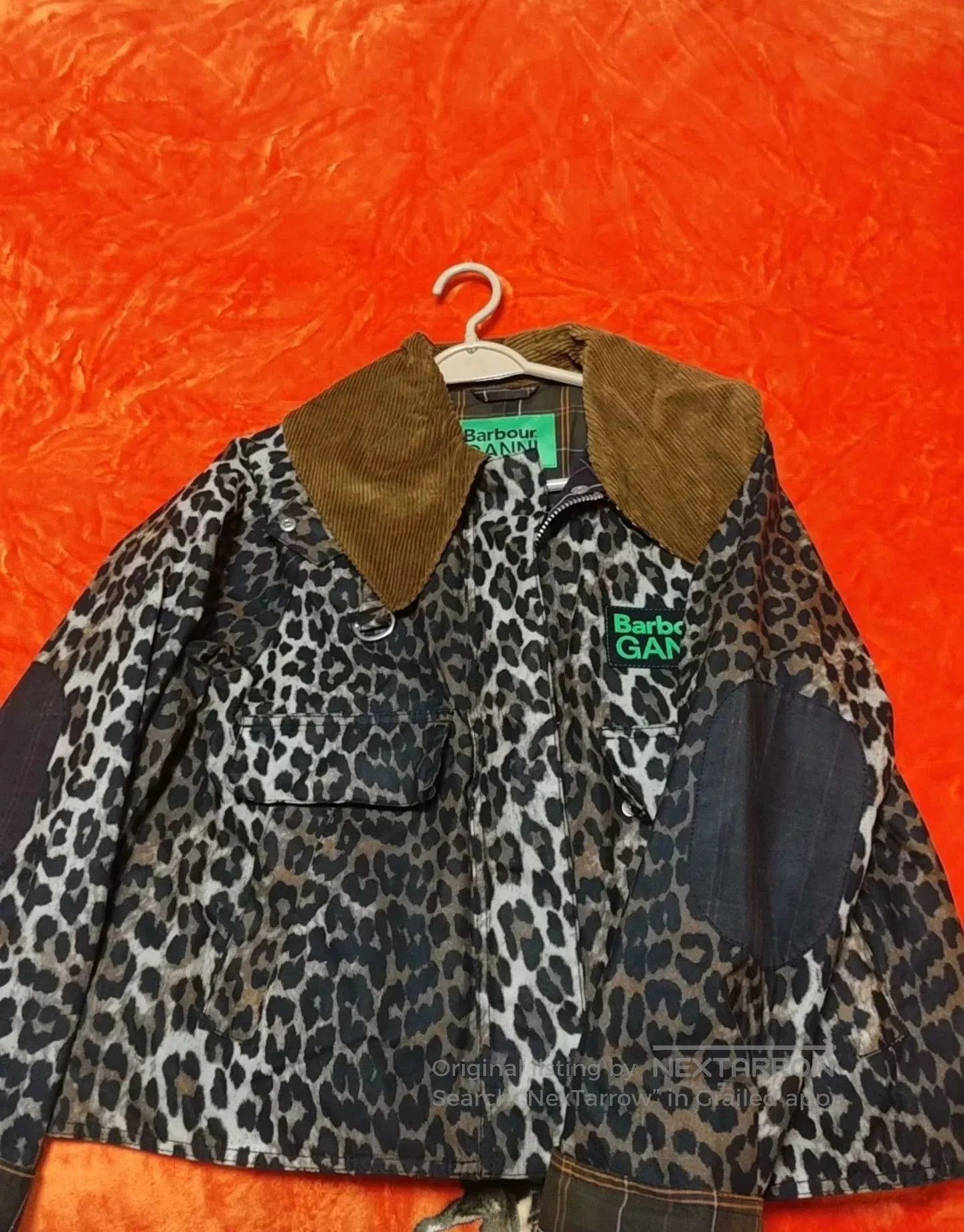 Barbour Barbour x GANNI Limited Edition Waxed Leopard Jacket. Size M / US 6-8 / IT 42-44 - 5 Thumbnail